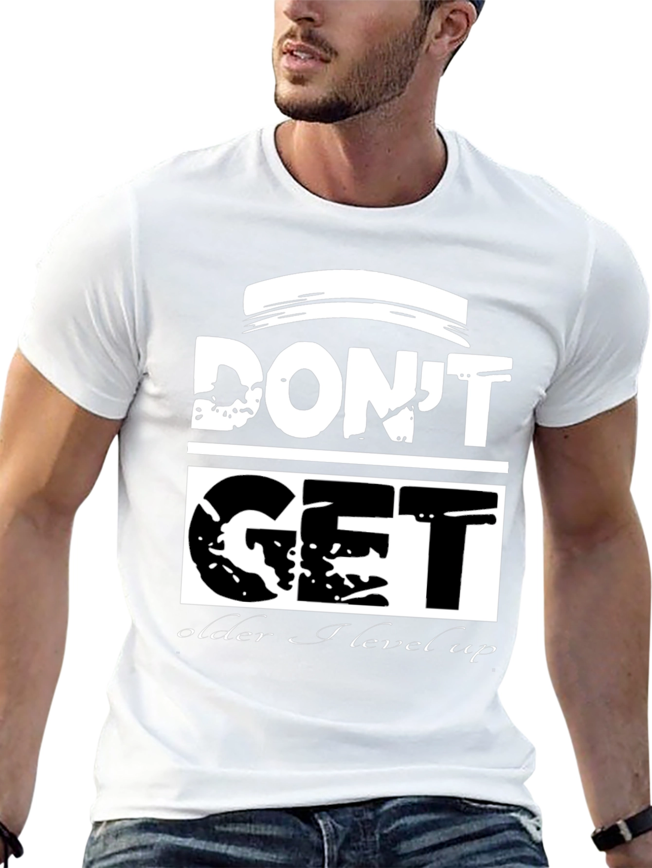 Dont Get Older I Level Up Black T-Shirt