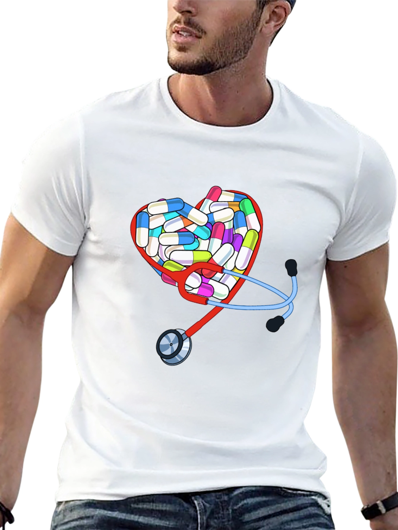 Heart of Medicine Graphic T-Shirt