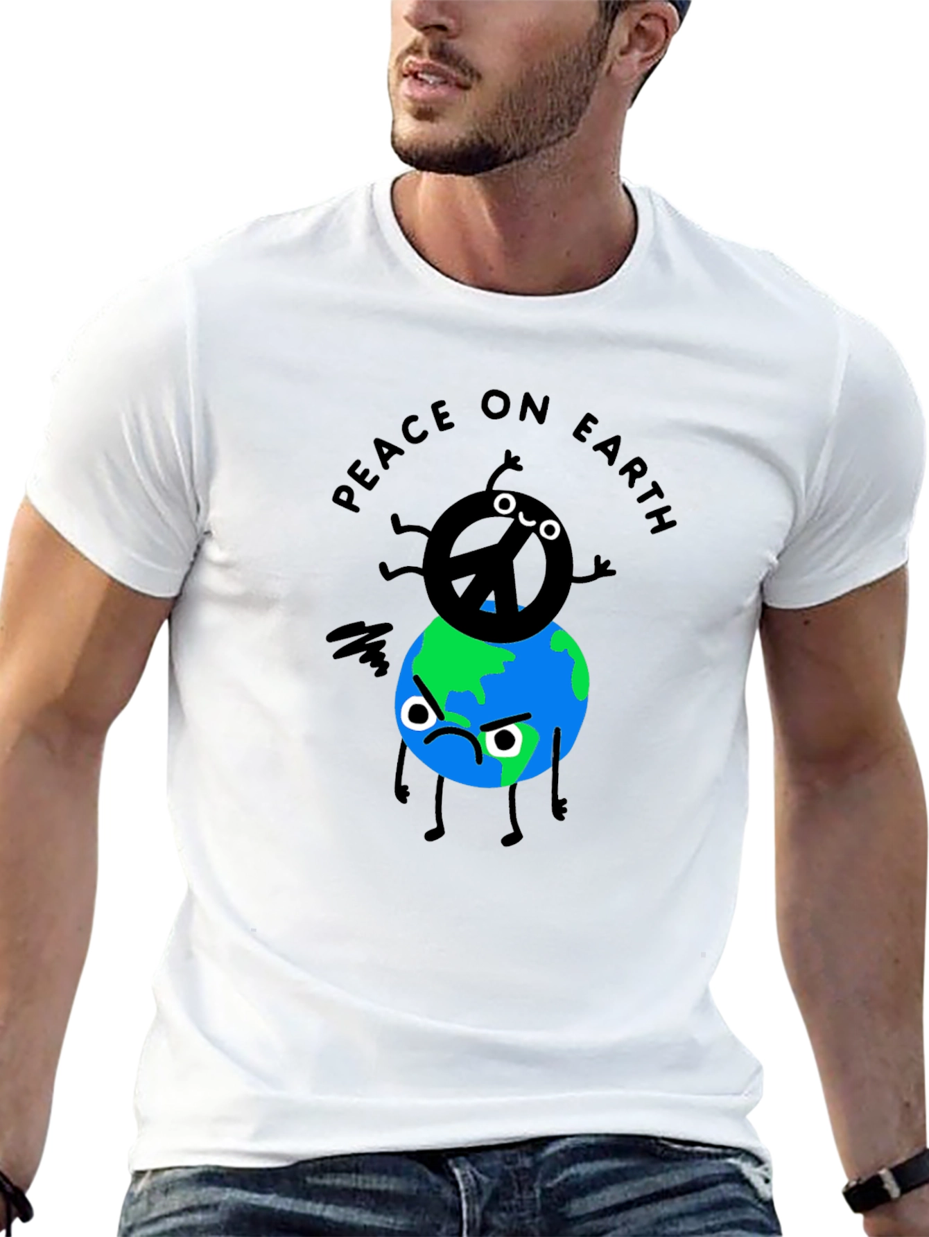 Peace on Earth Graphic T-Shirt