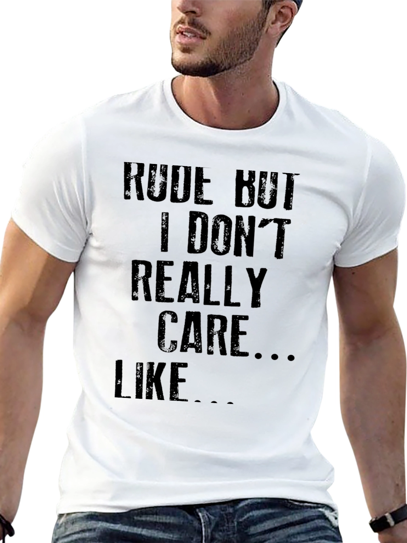 Rude But I Dont Care Graphic T-Shirt