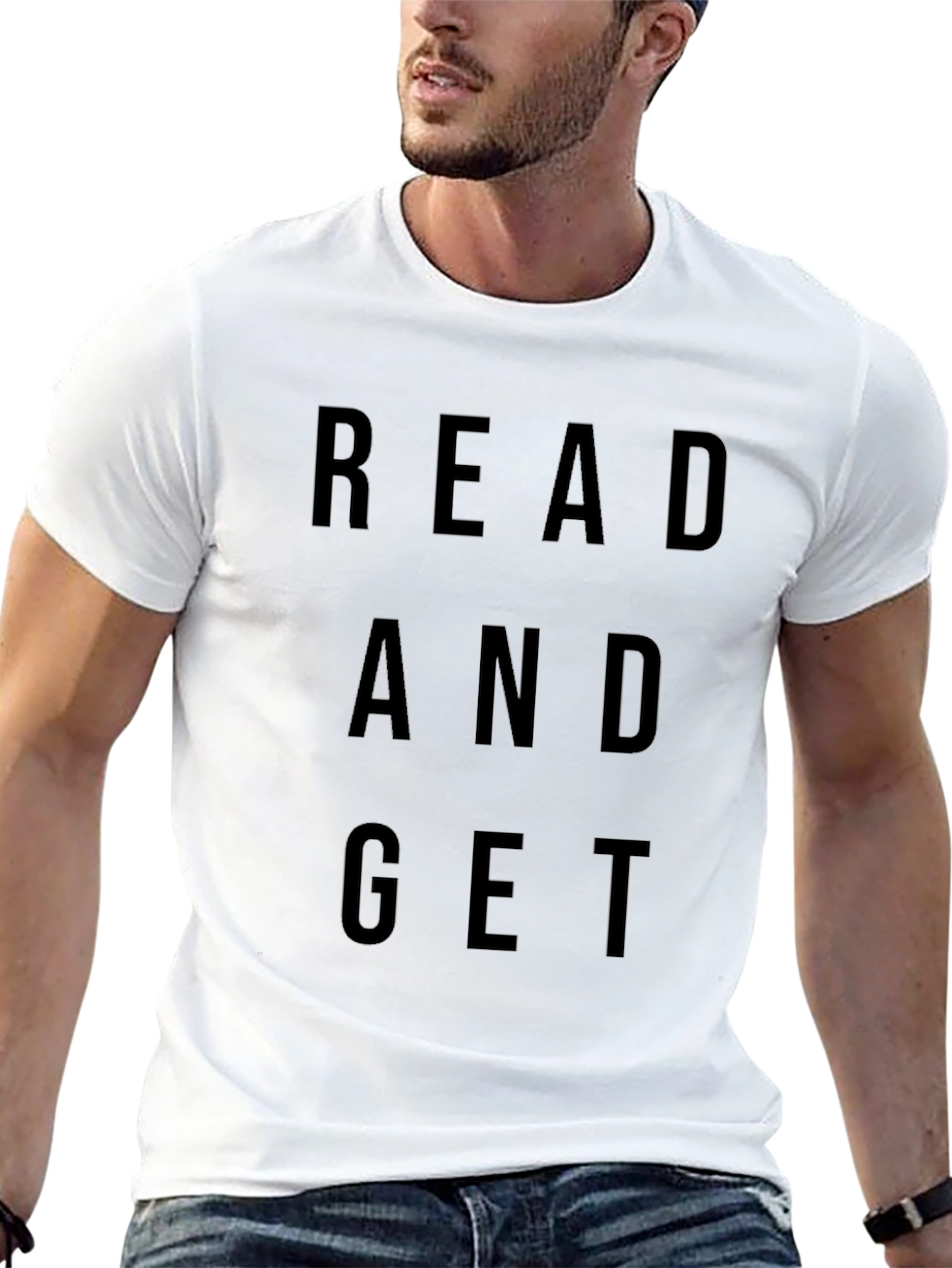 Read and Get Black T-Shirt