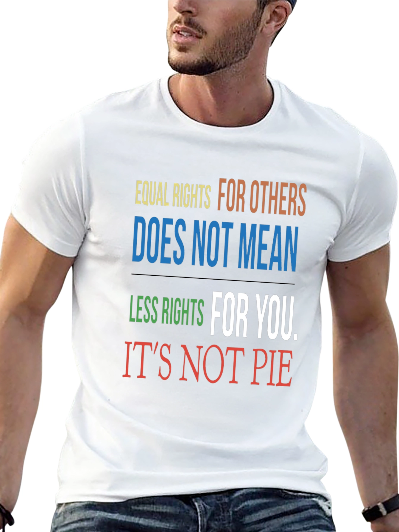Equal Rights Graphic Tee - Its Not Pie!