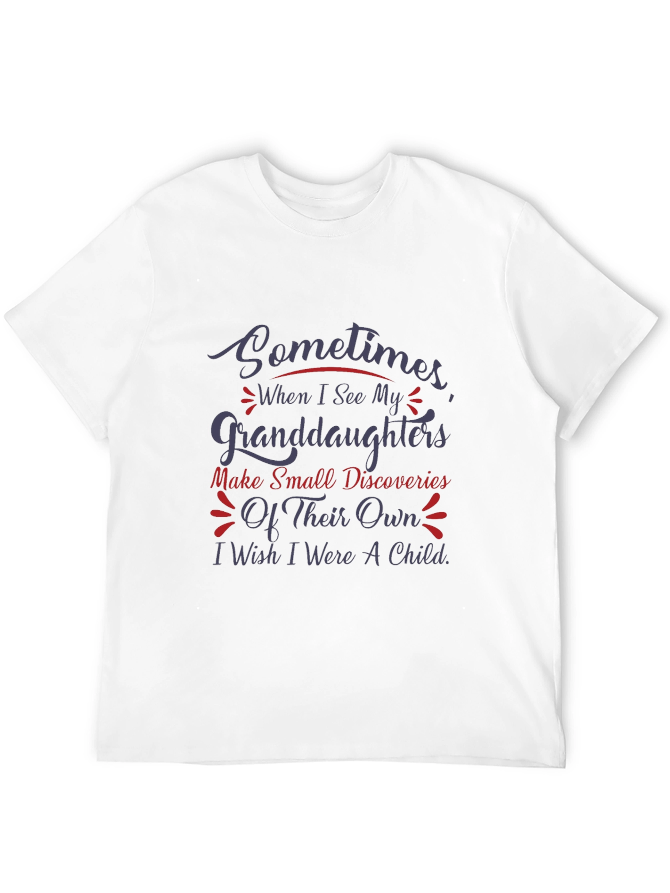 Granddaughter Wish Graphic Tee - Black