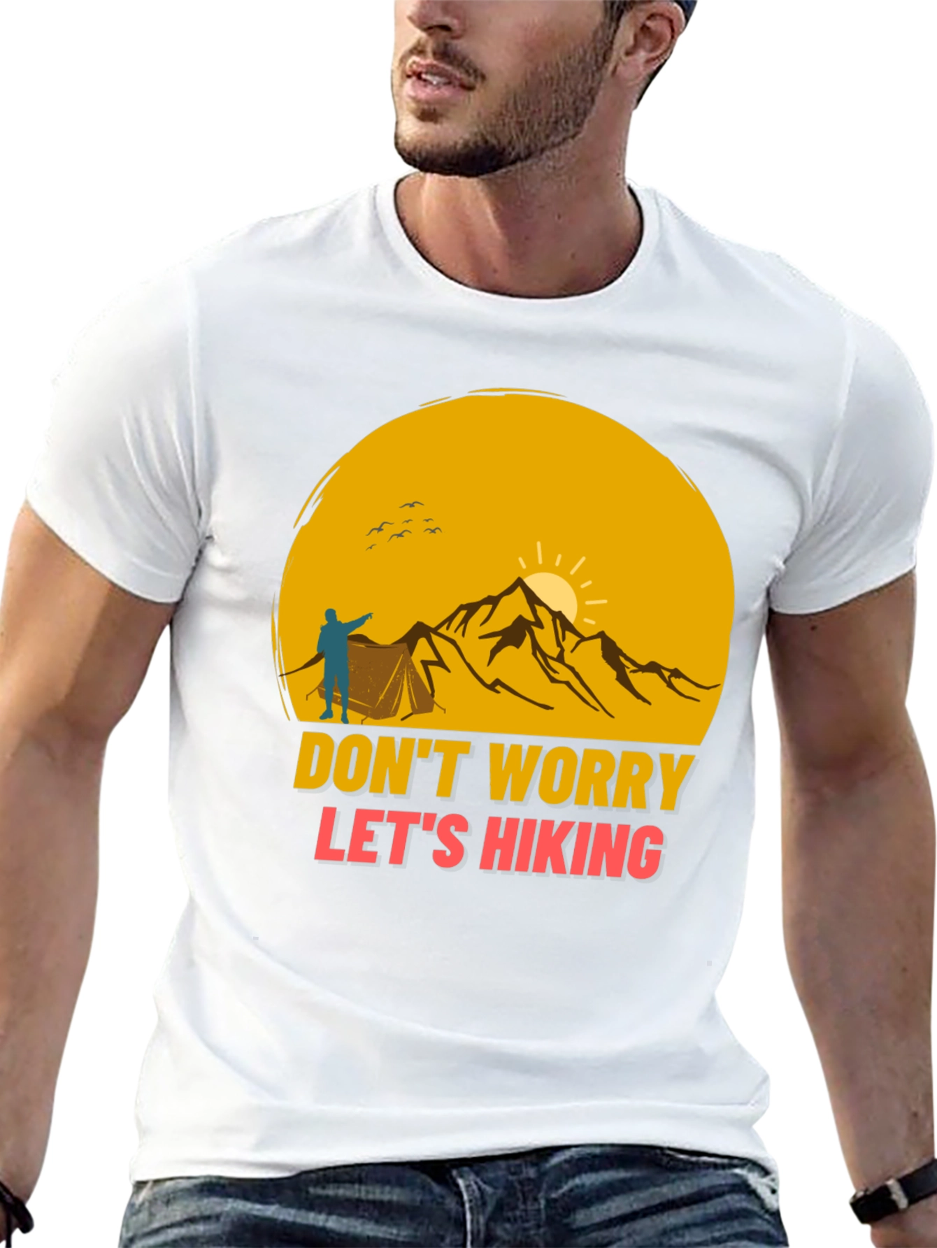 Hiking Adventure T-Shirt - Dont Worry Lets Hike