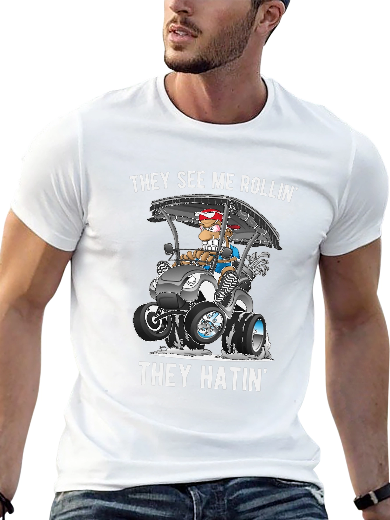 Funny Golf Cart T-Shirt