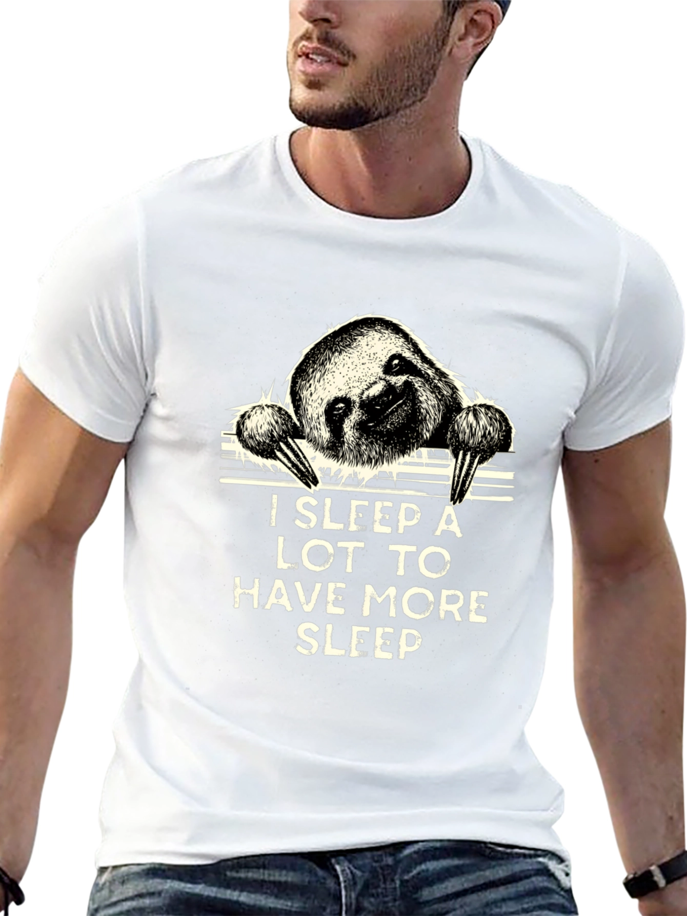 Funny Sloth I Sleep Graphic Tee