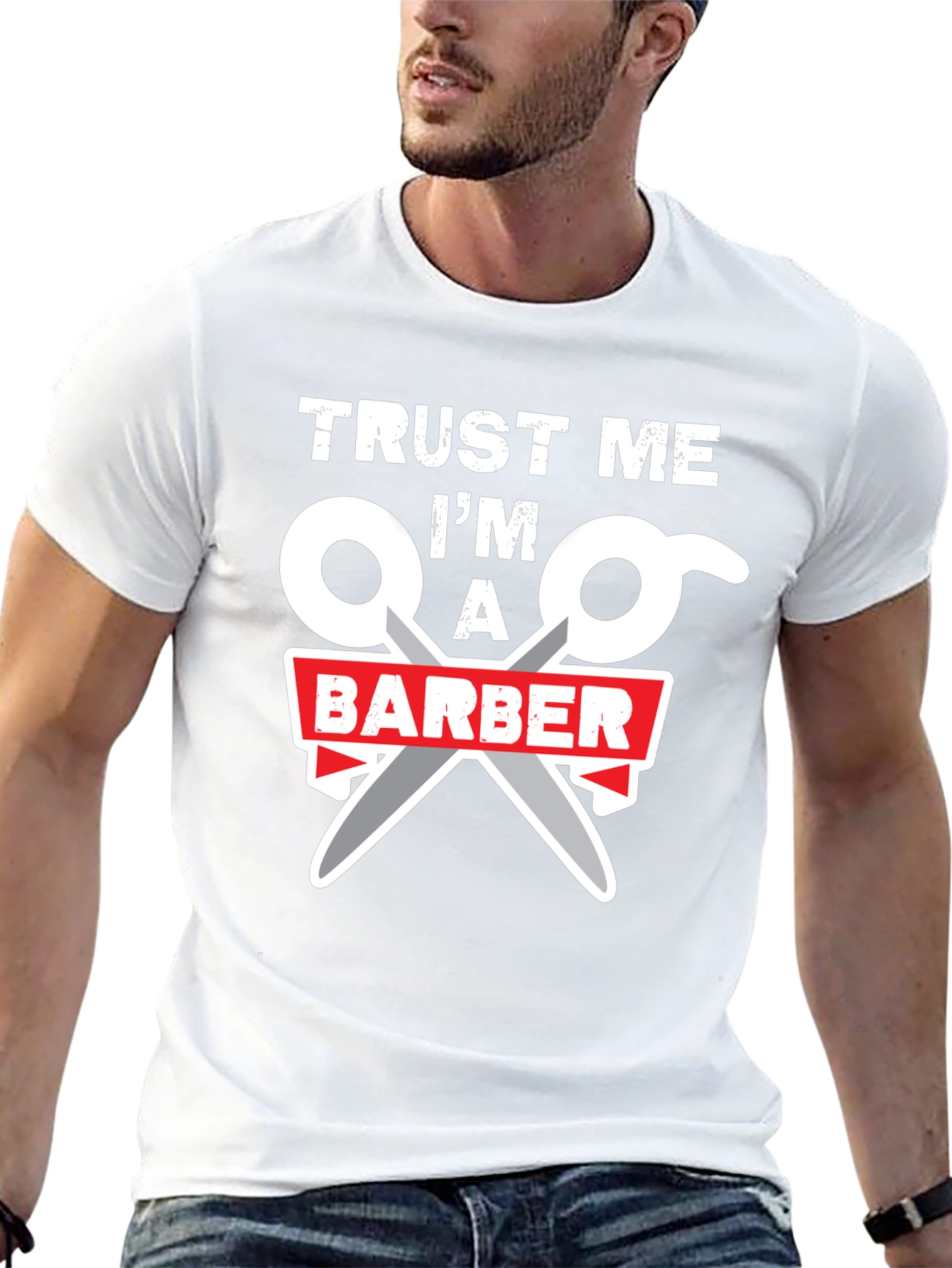 Trust Me Im A Barber Black T-Shirt