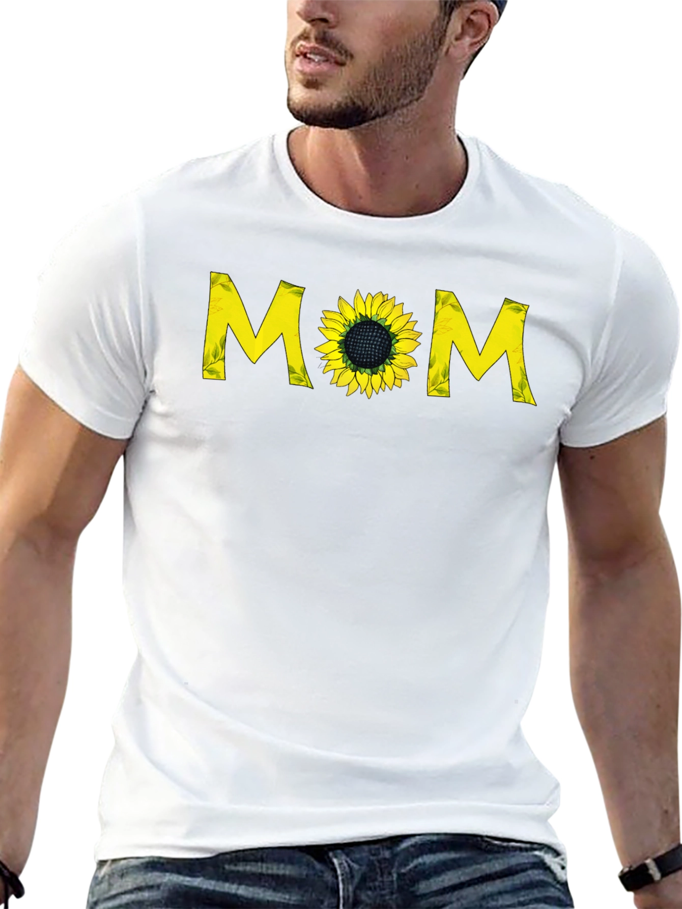 Sunflower Mom Graphic T-Shirt