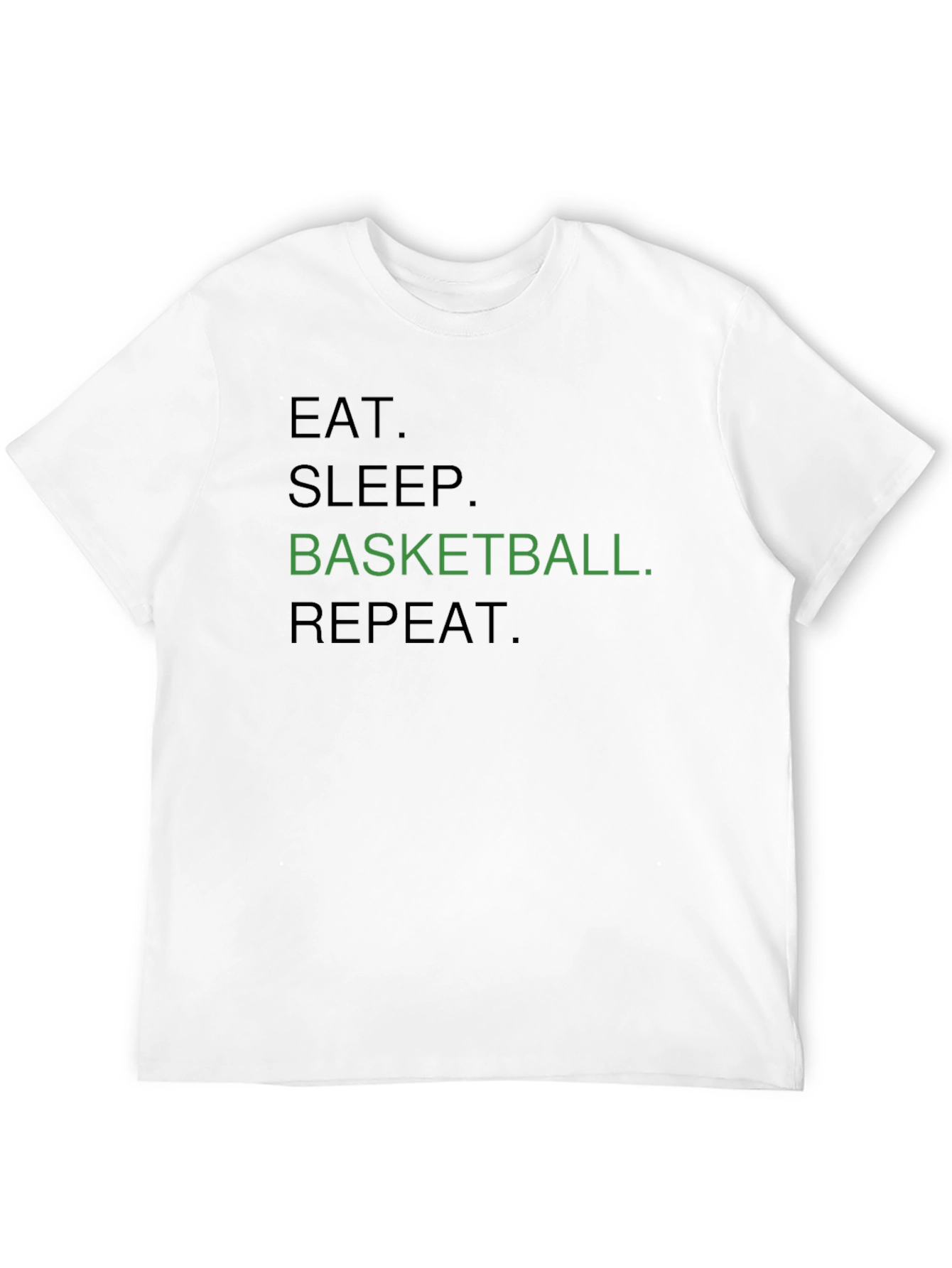 Eat Sleep Basketball Repeat Graphic Tee