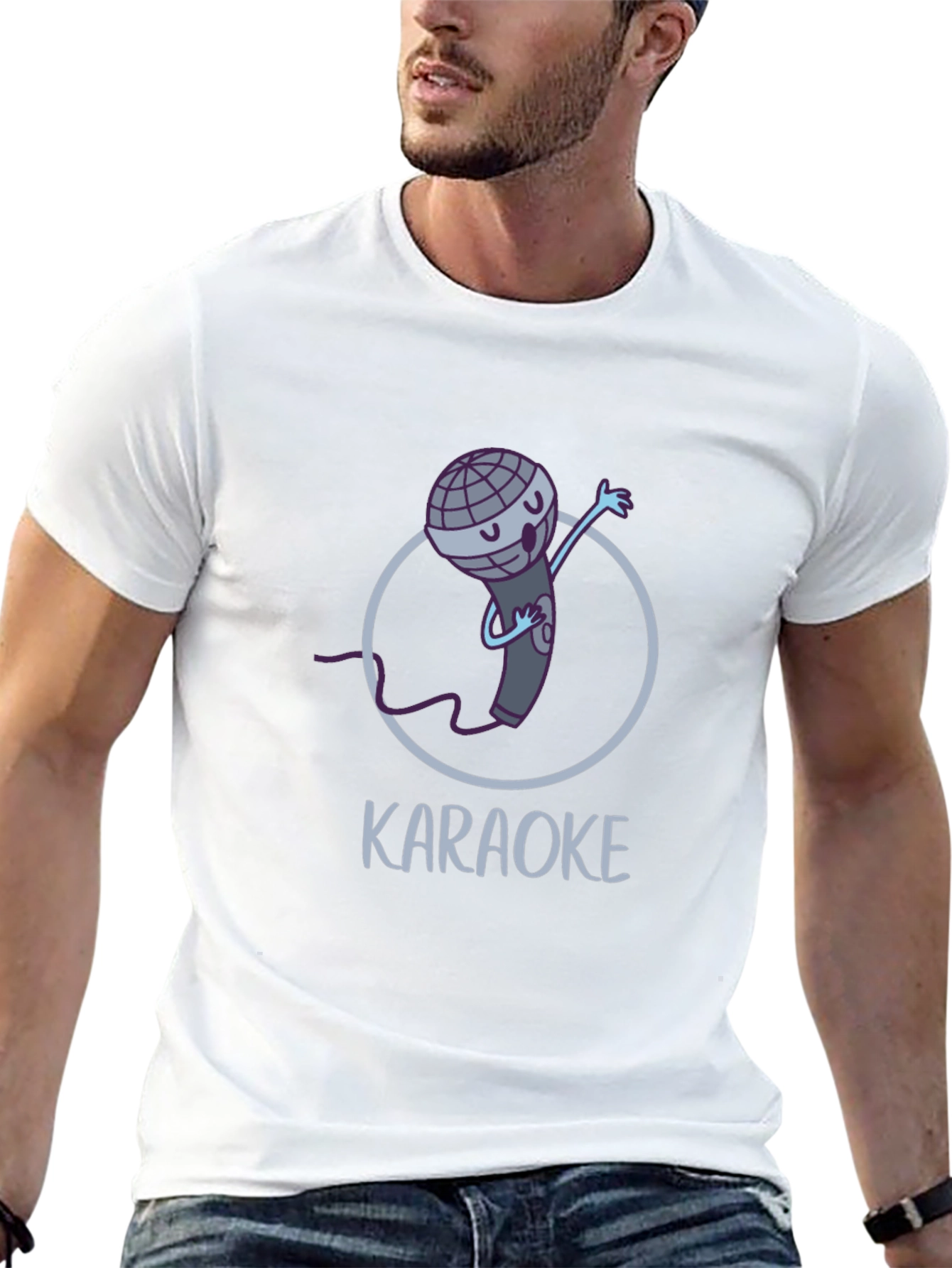 Karaoke Microphone T-Shirt - Sing Your Heart Out!