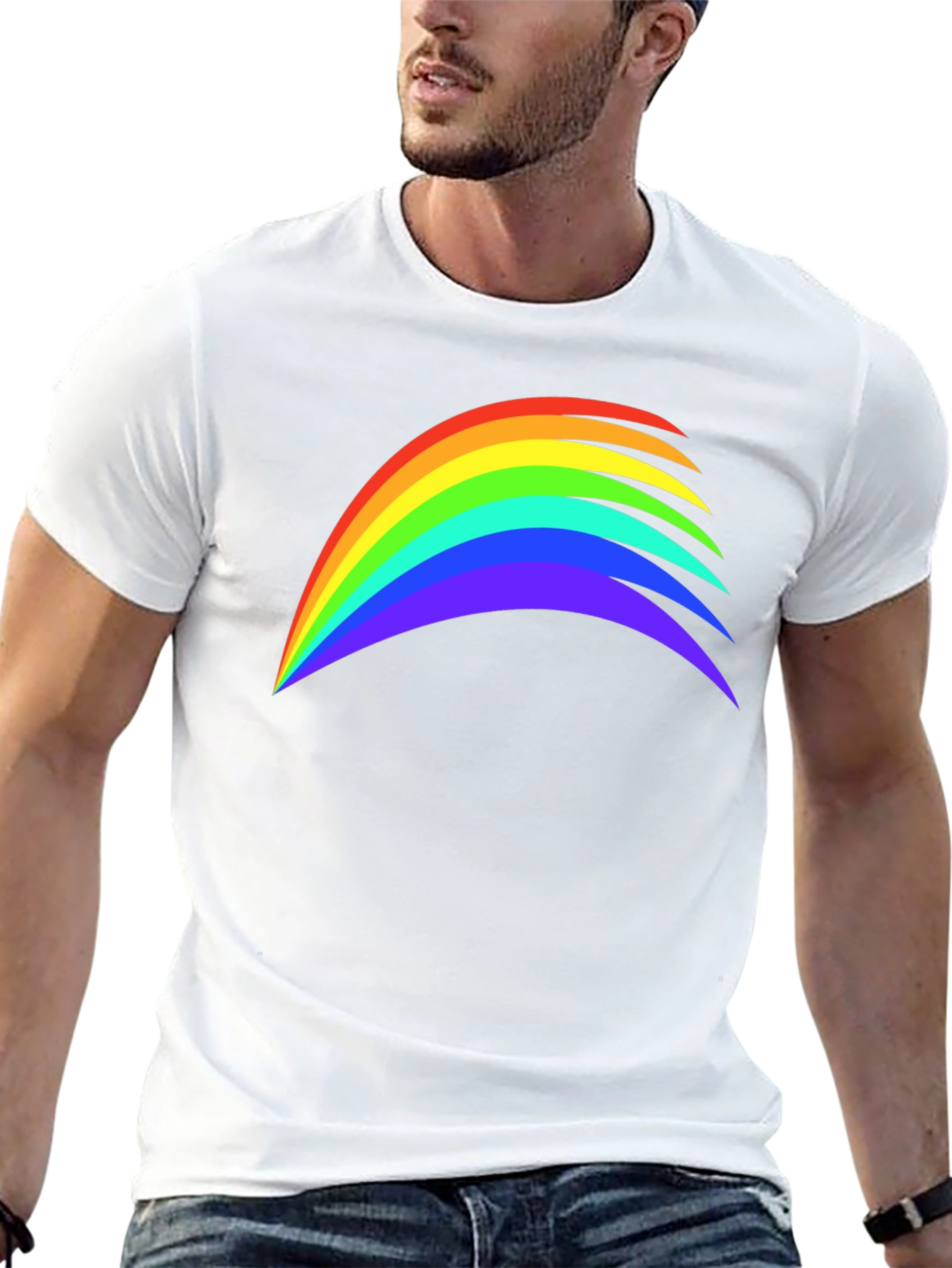 Rainbow Graphic T-Shirt - Pride Style