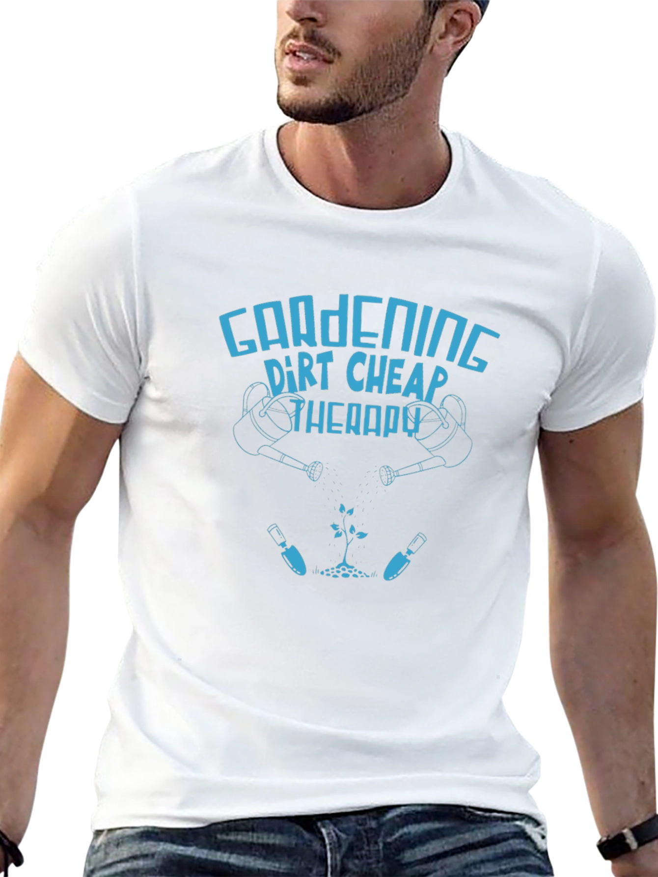 Gardening Therapy T-Shirt: Dirt Cheap