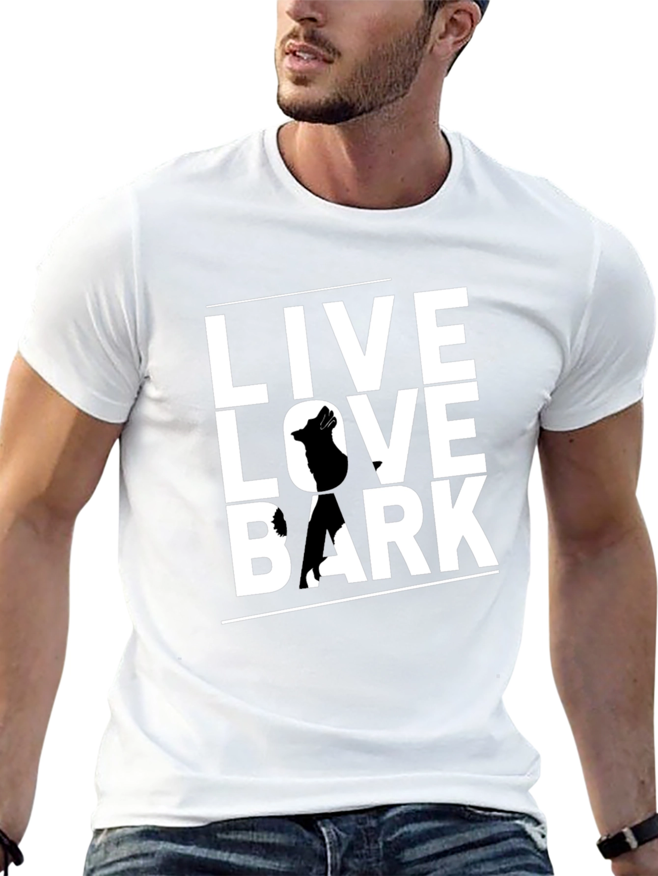 Live Love Bark Dog T-Shirt