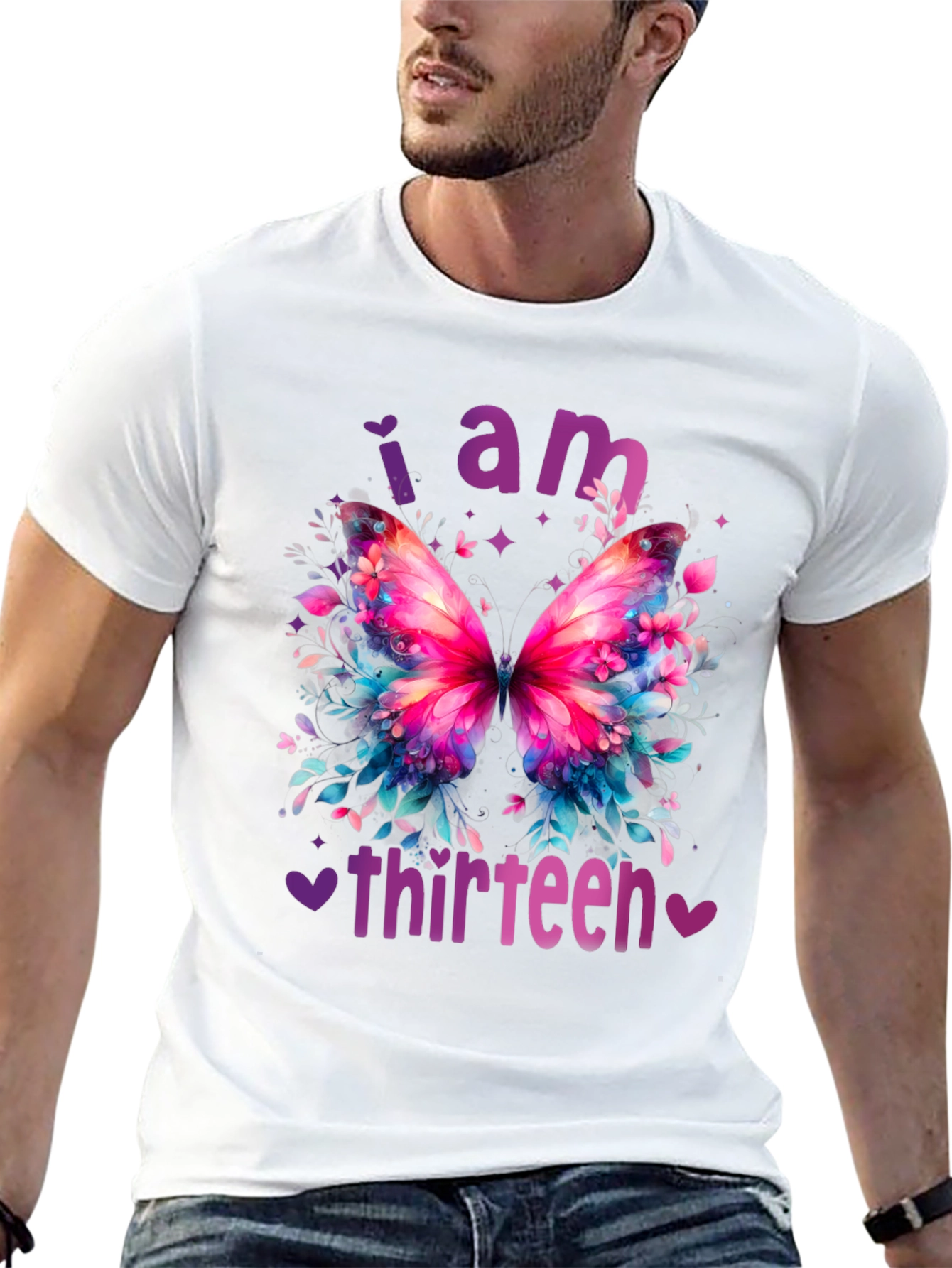 I am Thirteen Butterfly T-Shirt