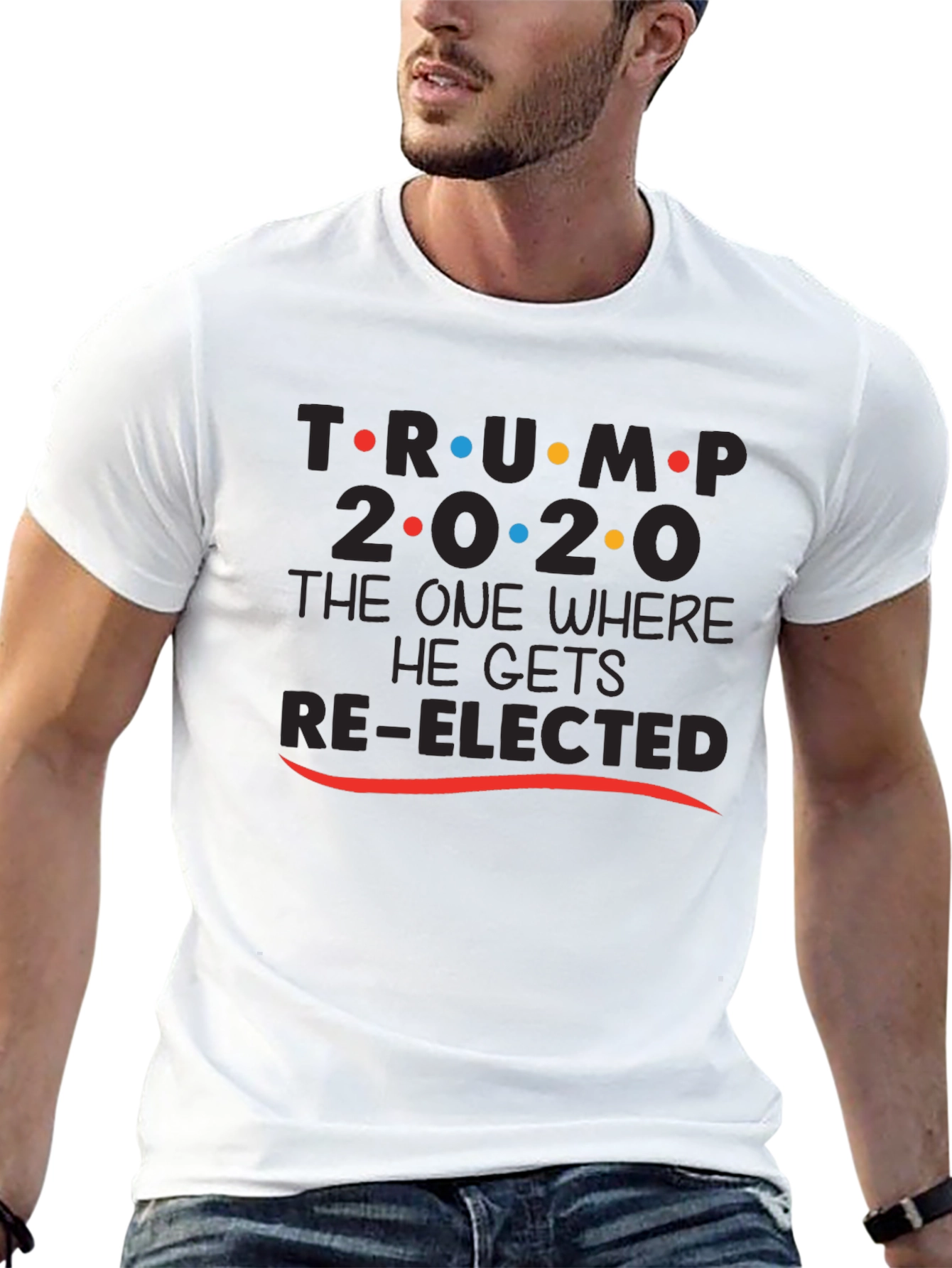 Trump 2020 Re-Elected Novelty T-Shirt