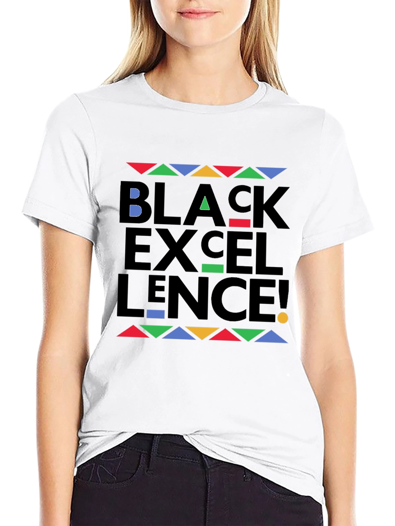 Black Excellence Graphic Tee - Stylish Statement Shirt