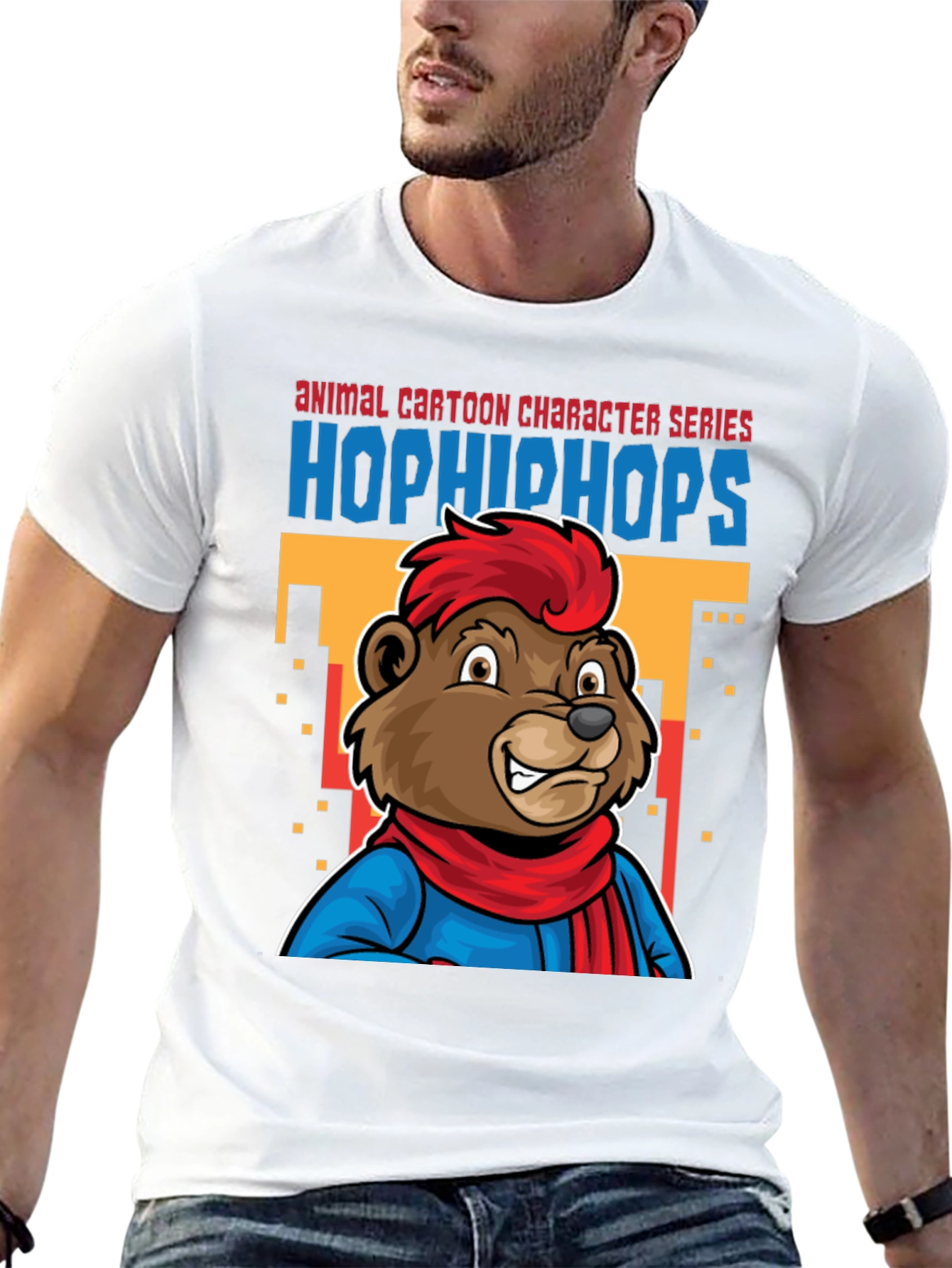 Animal Cartoon Character Series T-Shirt