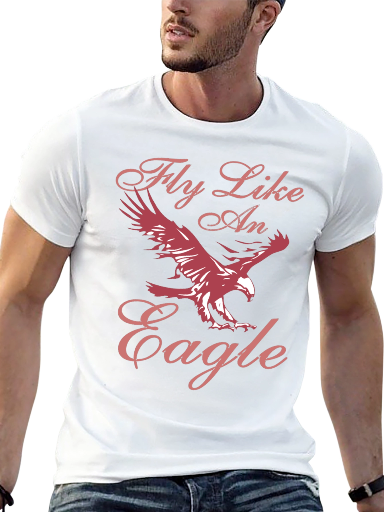 Fly Like An Eagle Graphic Tee - Black T-Shirt