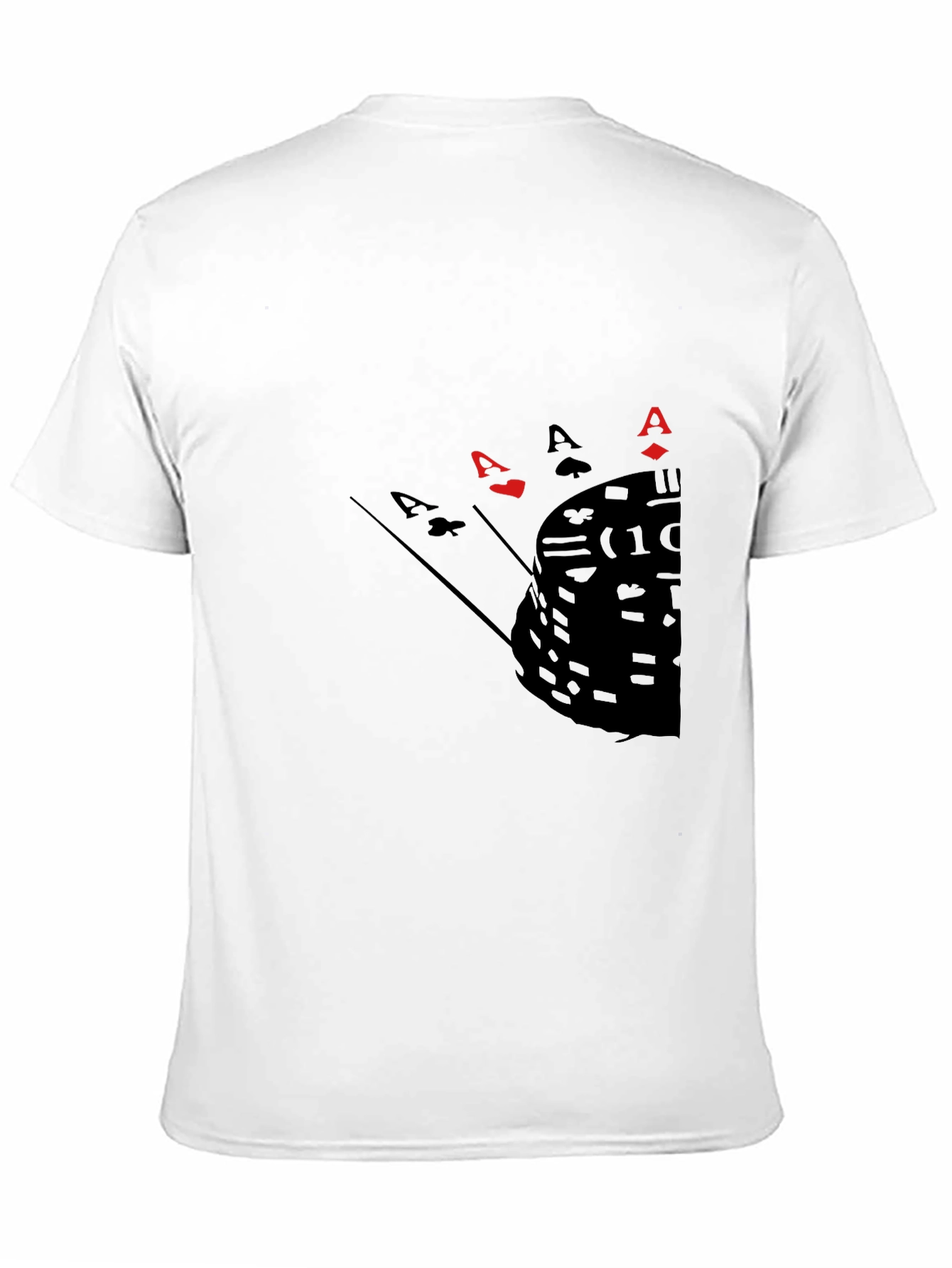 Poker Aces Graphic T-Shirt - Lucky Hand Design