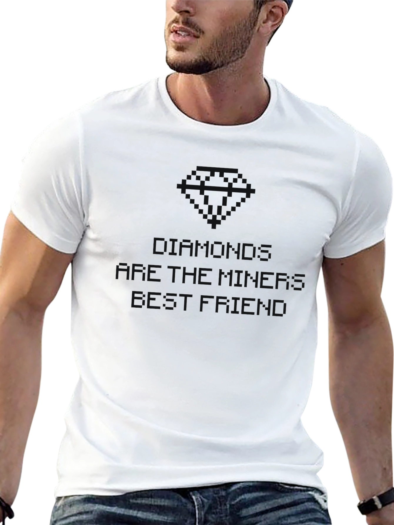Black Graphic Tee - Bit Miners Friend