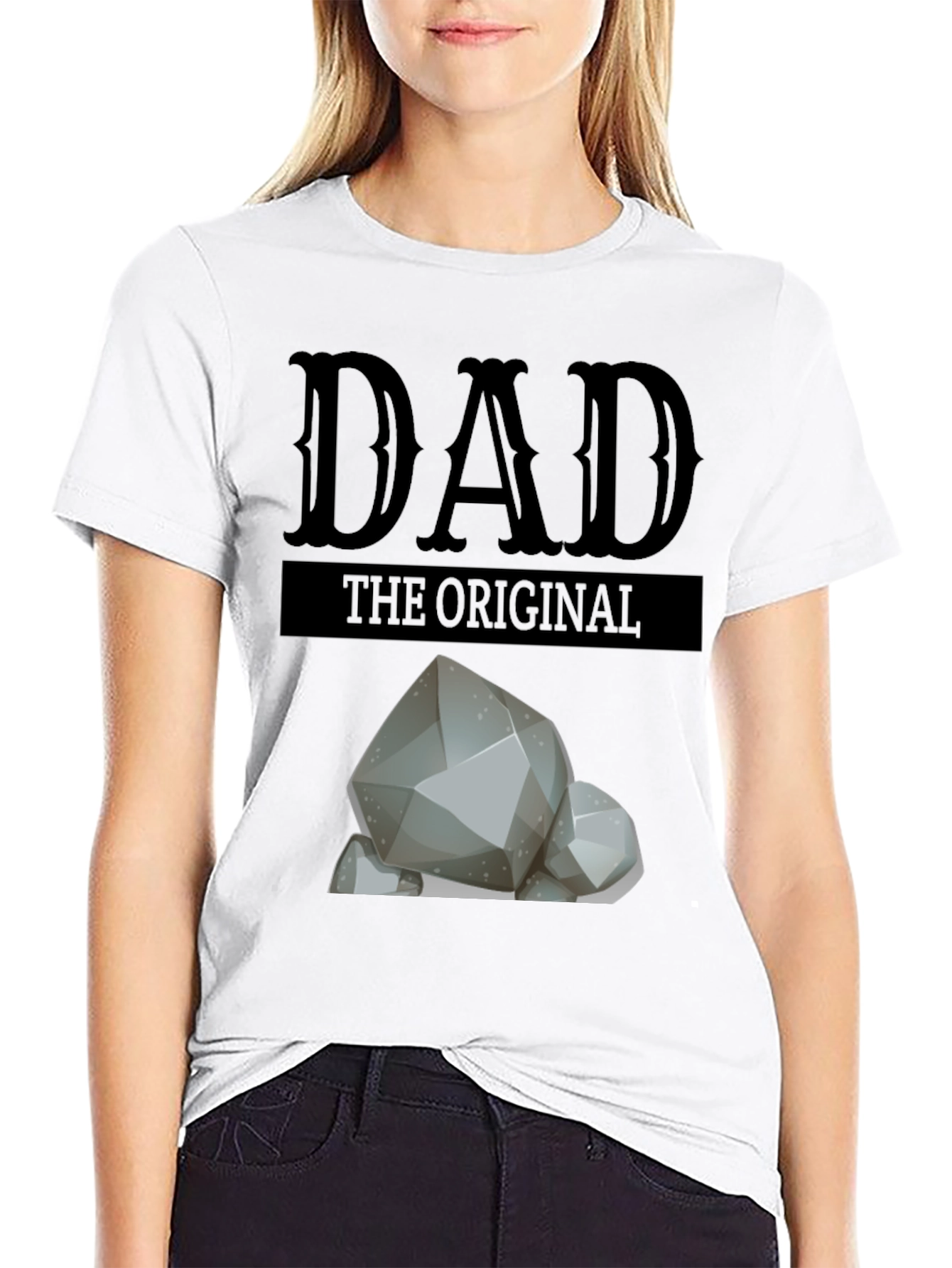 Dad The Original Rocks T-Shirt