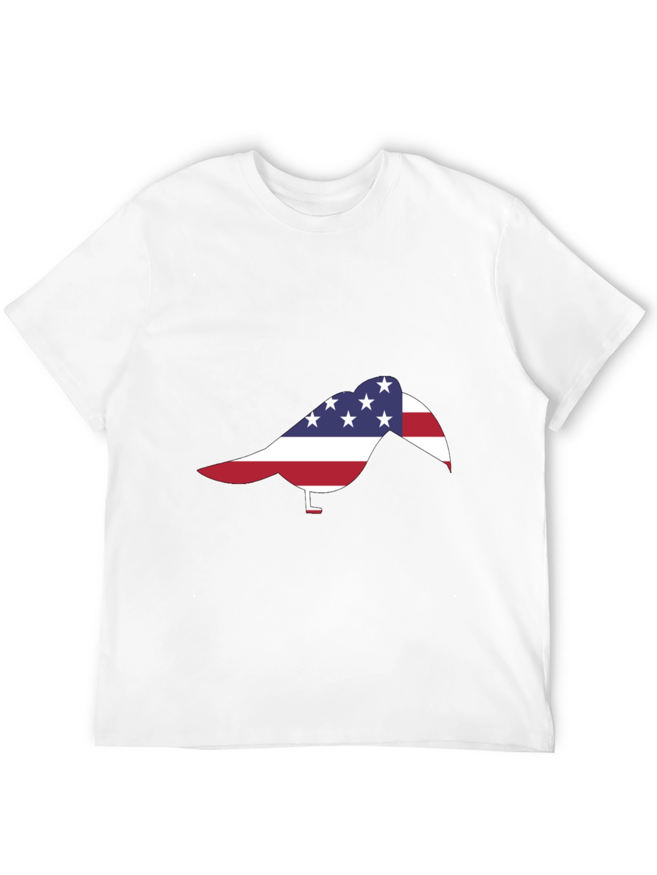 American Flag Turkey Graphic T-Shirt