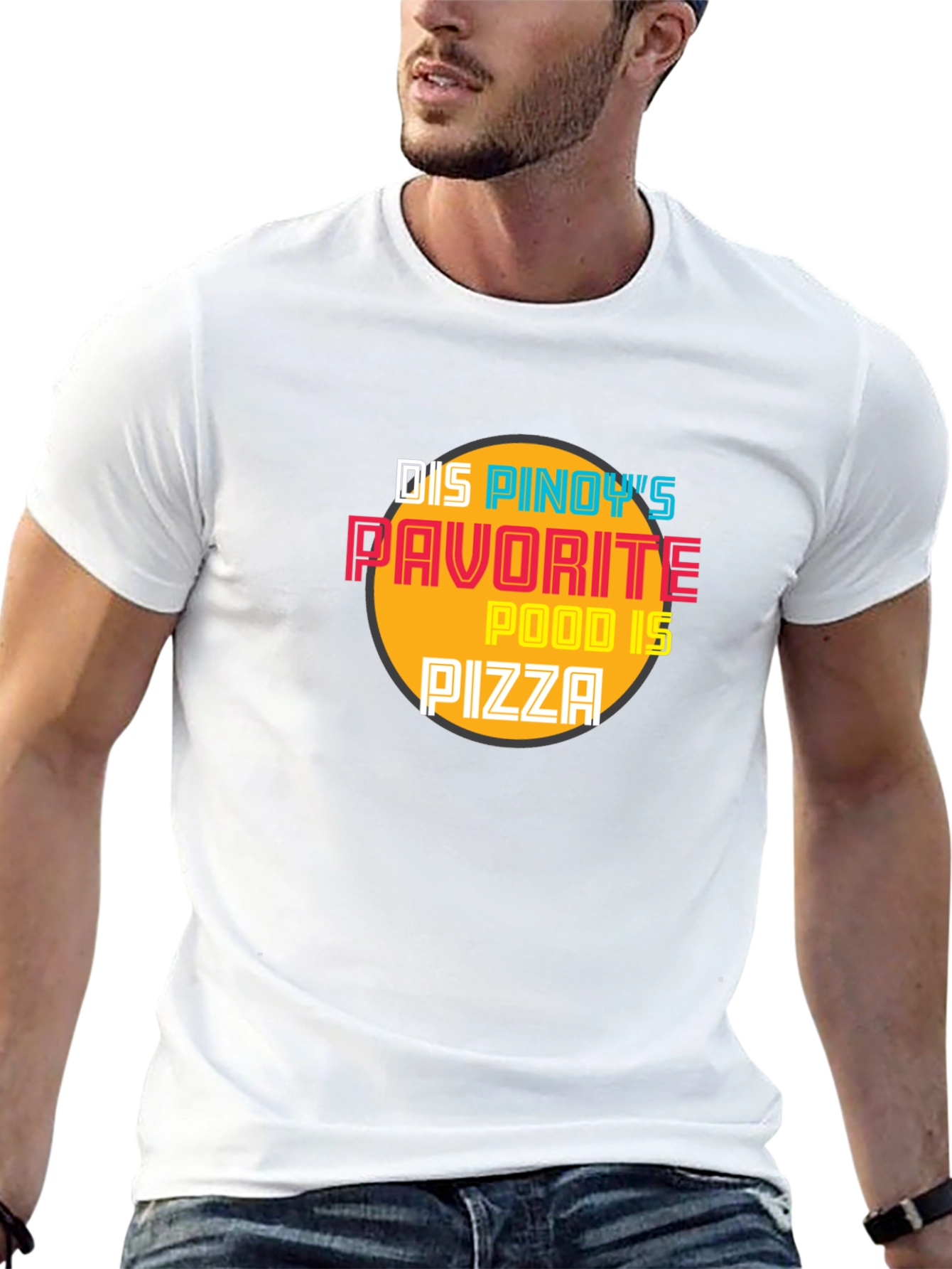 Pinoys Favorite Food Pizza Graphic Tee
