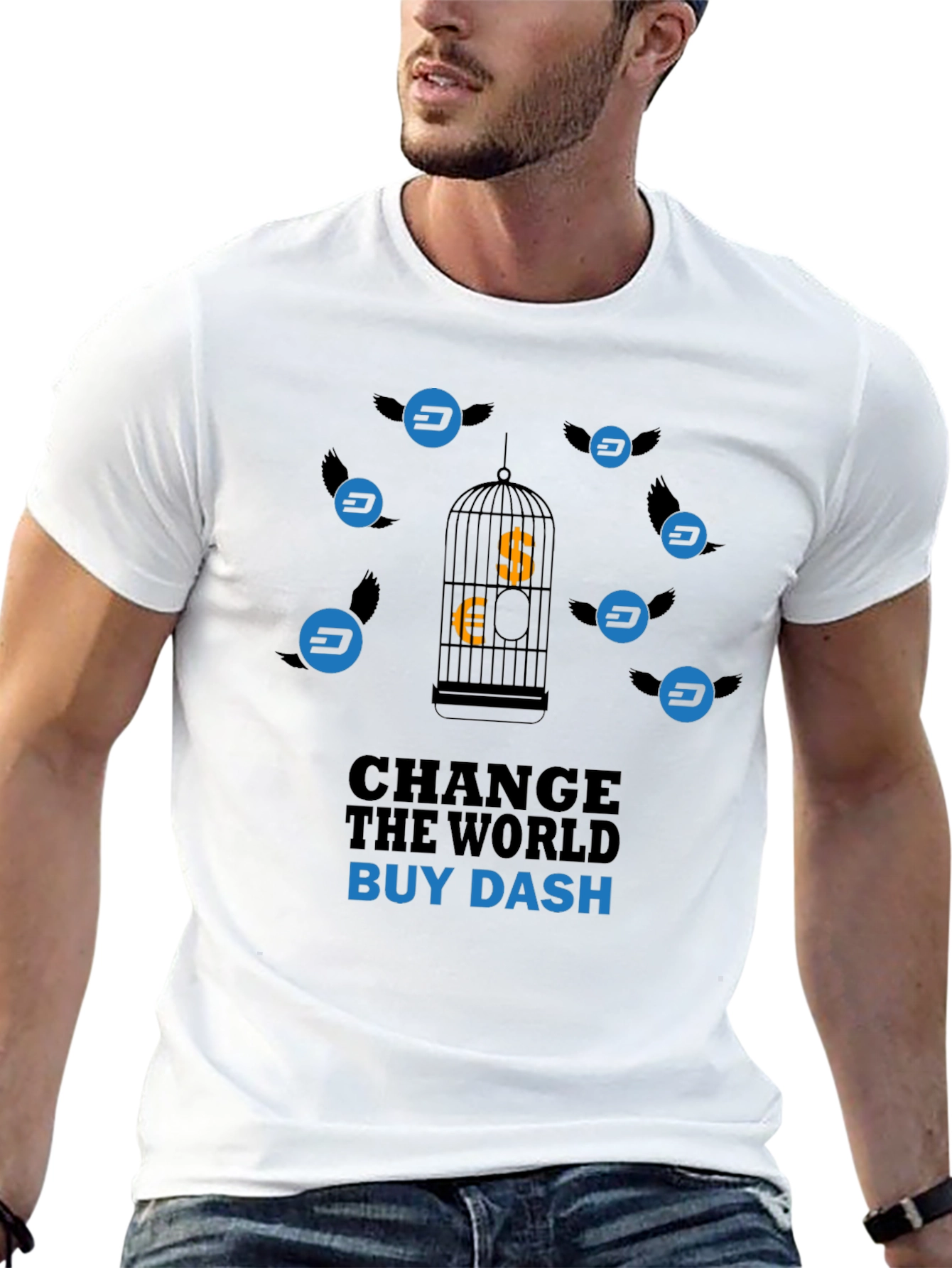 Change The World Buy Dash Black T-Shirt