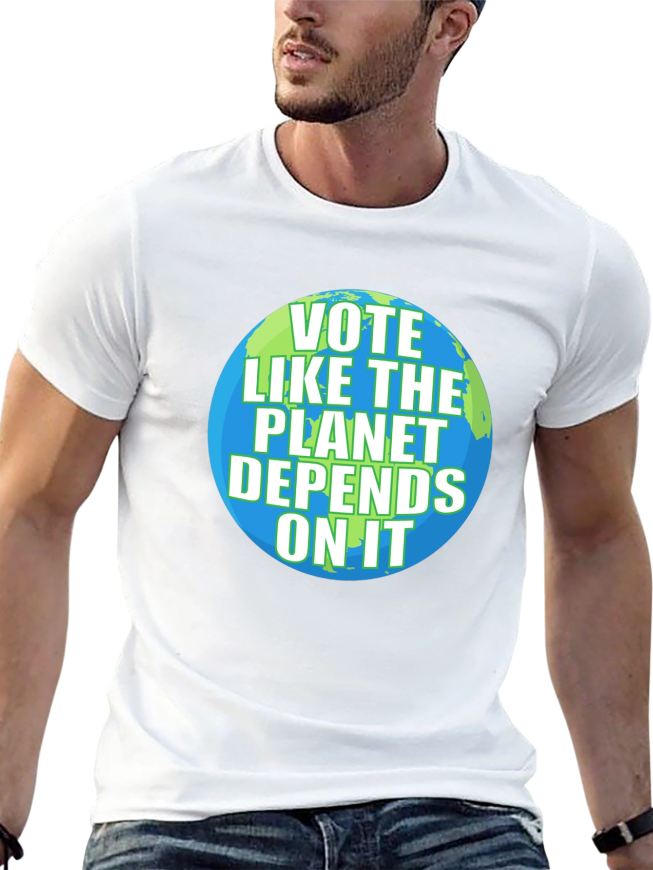 Vote Like the Planet Depends On It Graphic Tee