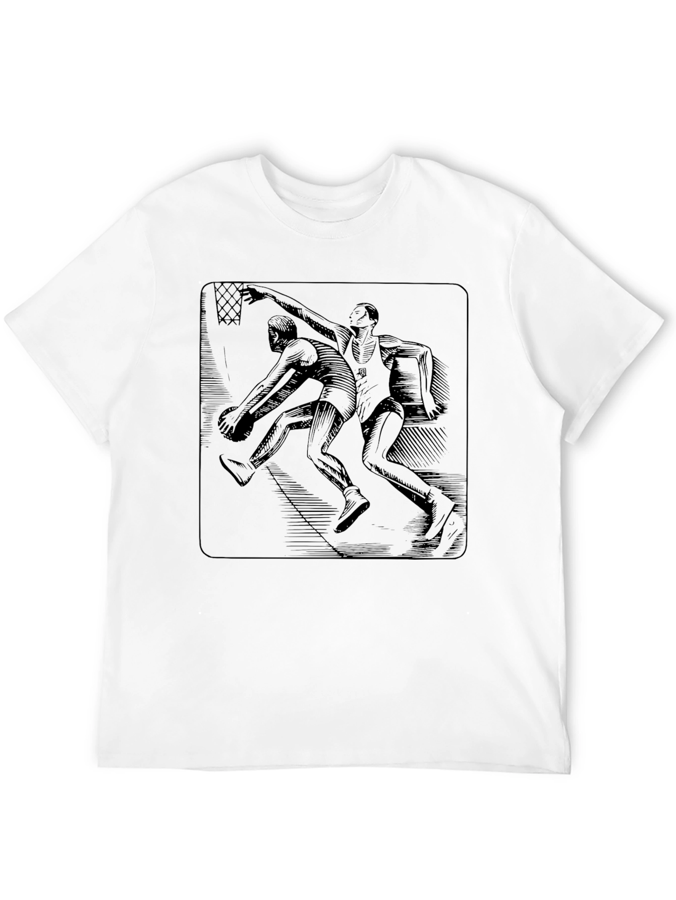 Basketball Graphic Black T-Shirt