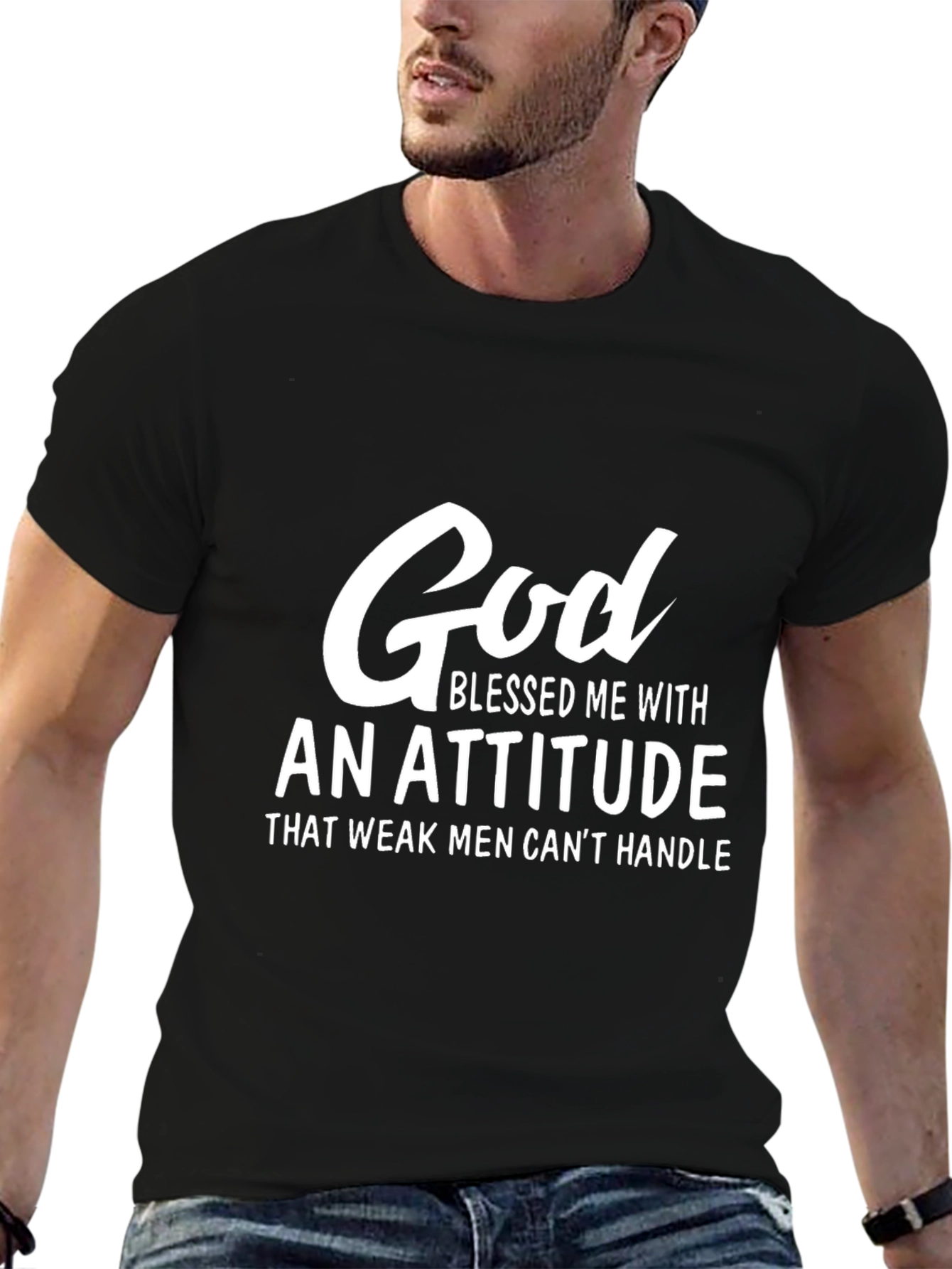 God Blessed Me T-Shirt - Attitude