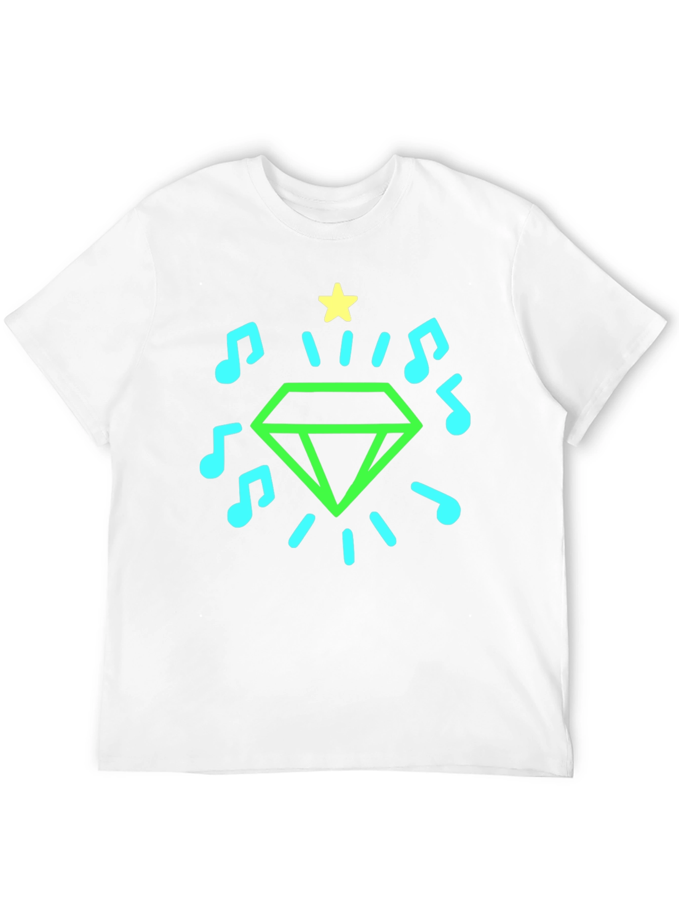Neon Diamond Music Tee