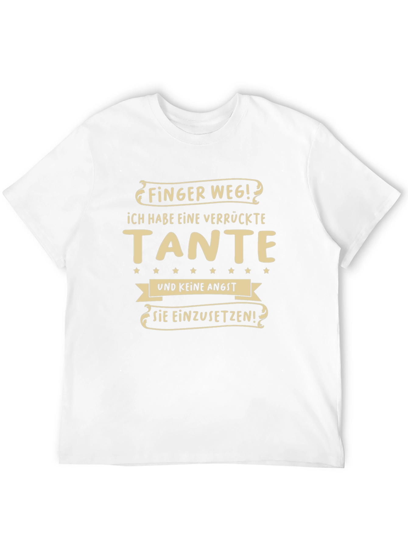 Funny Aunt T-Shirt - Finger Weg! Novelty Top