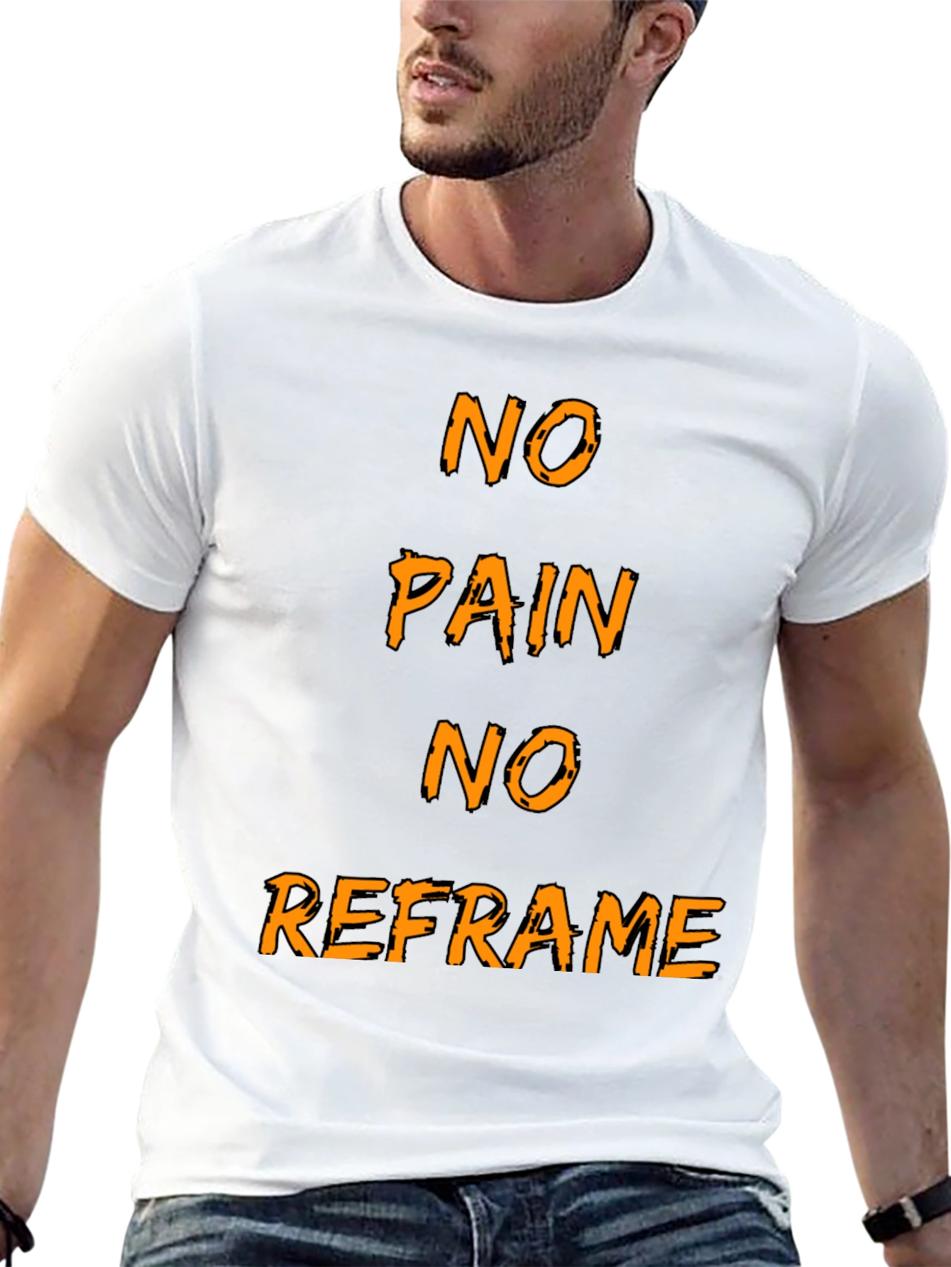 No Pain No Reframe Graphic T-Shirt
