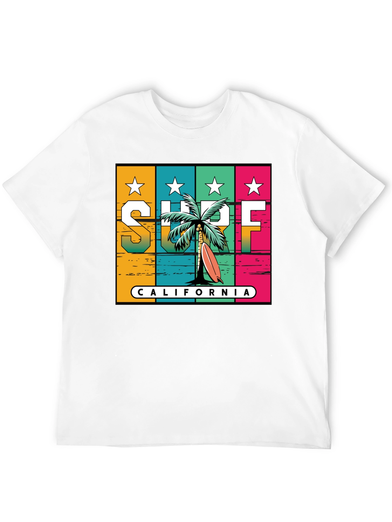 Surf California T-Shirt - Beach Style