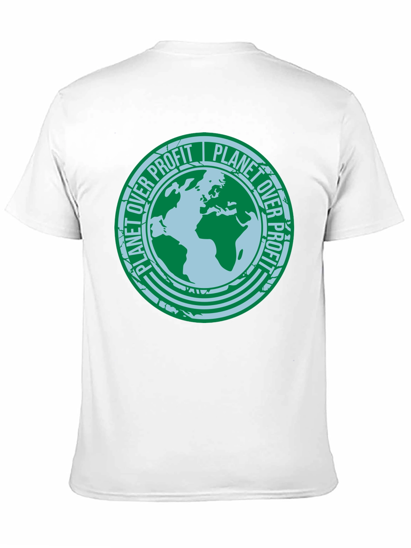 Planet Over Profit T-Shirt - Eco-Friendly Earth Design