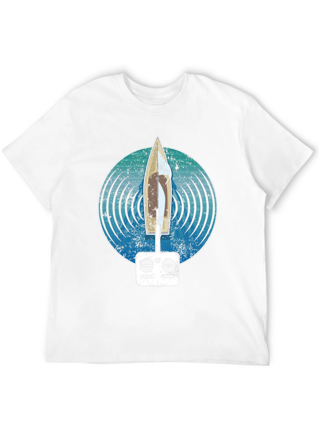 RC Sailboat T-Shirt: Nautical Remote Control Design