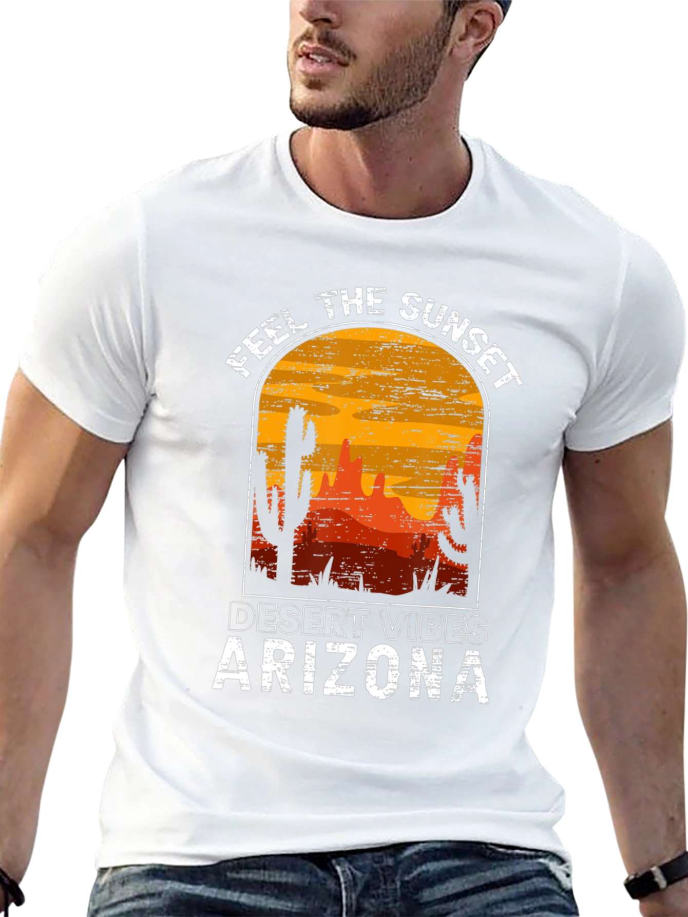 Sunset Desert Vibes Arizona Graphic Tee