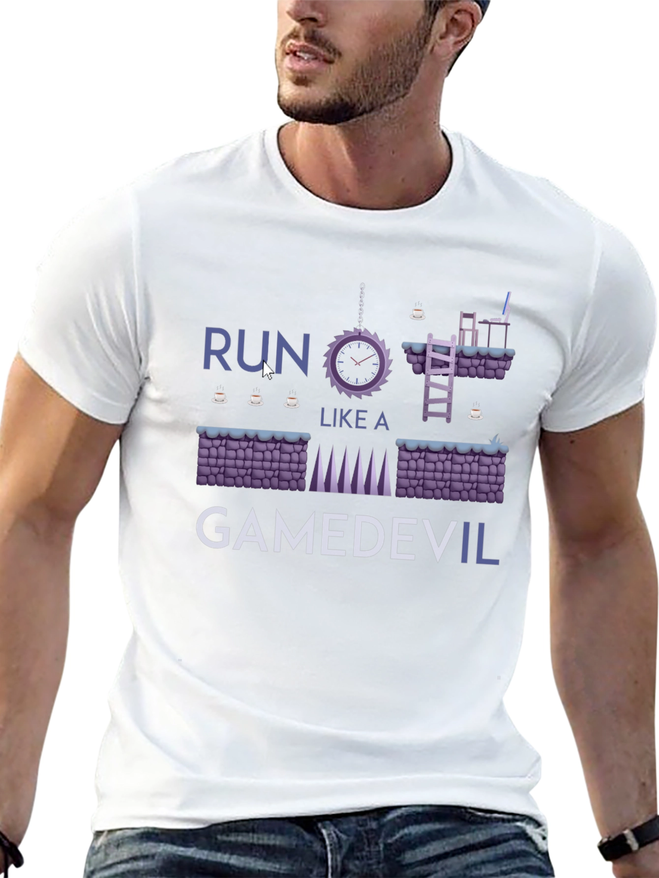 GameDev Tee: Run Like a GameDevil T-Shirt