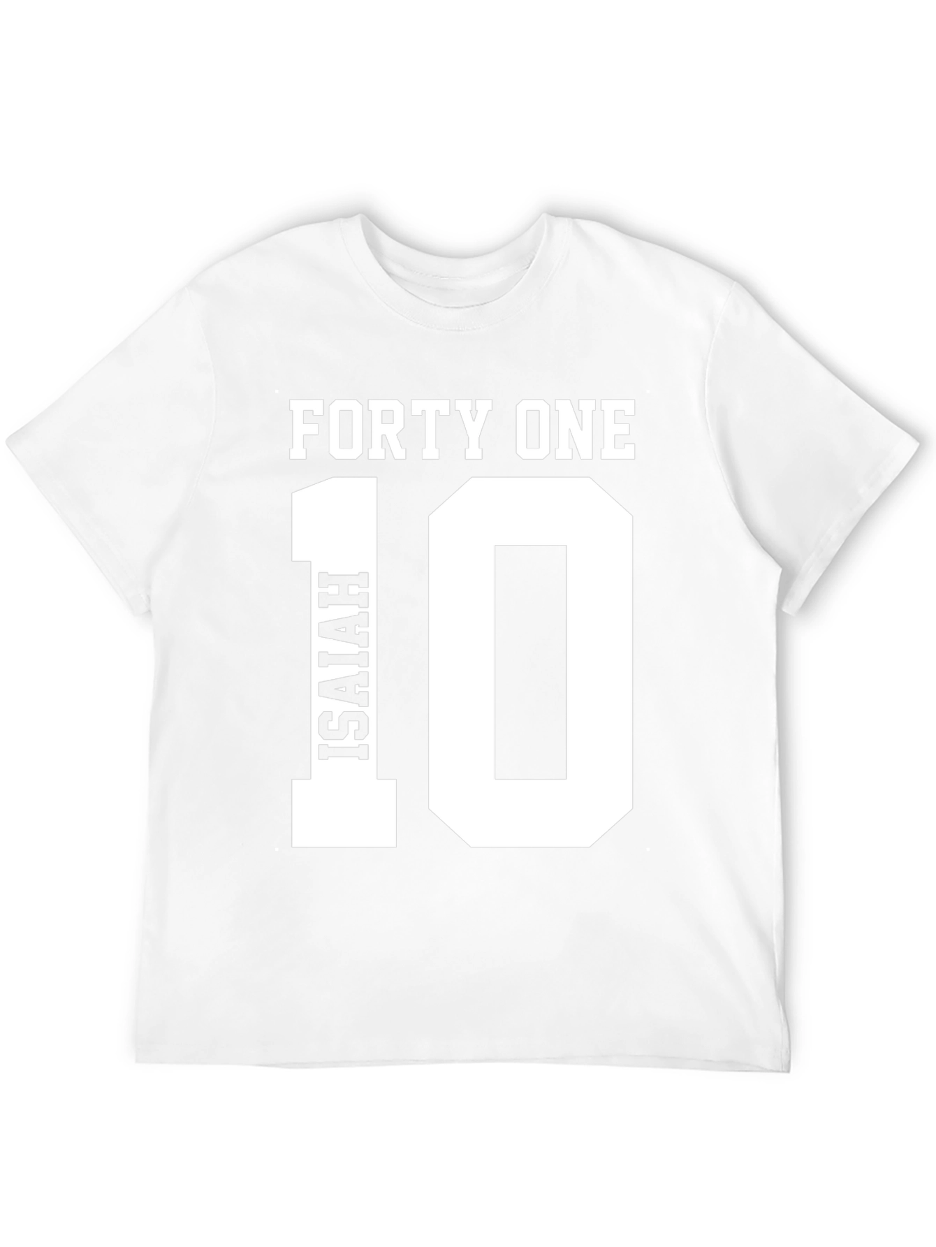 Forty One 10 Isaiah Black T-Shirt