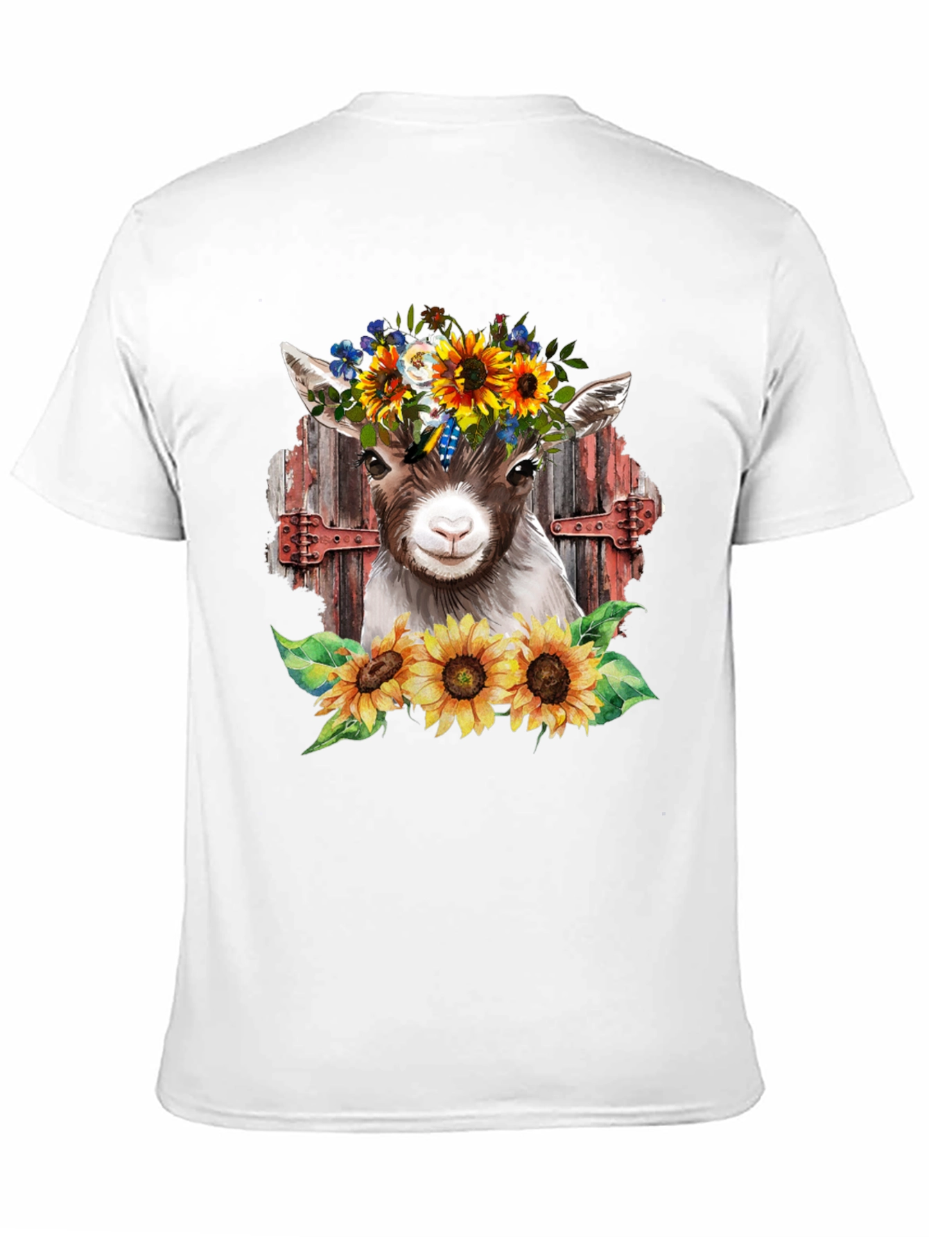Goat & Sunflower Graphic Tee