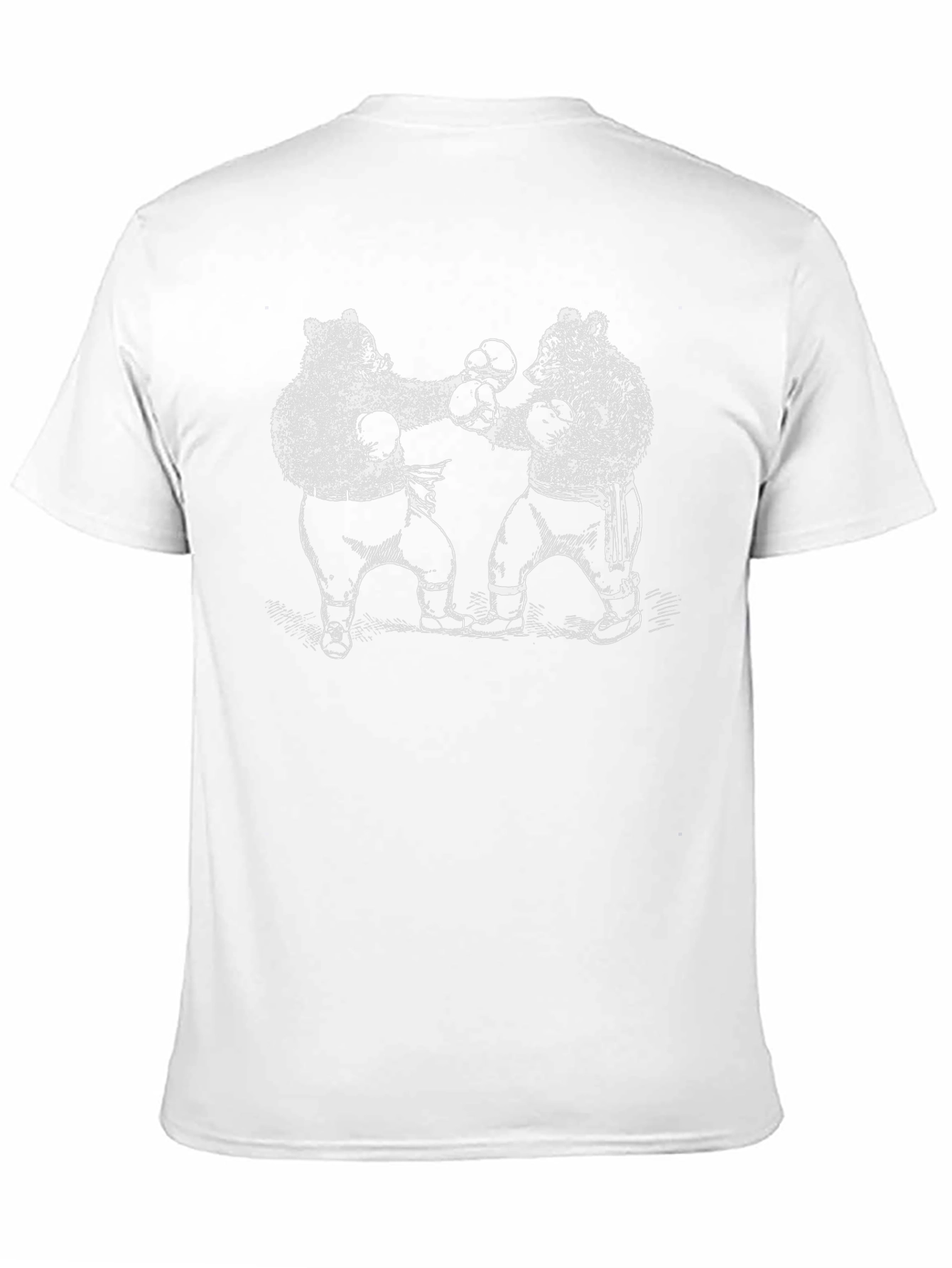 Boxing Bears Graphic Tee - Black