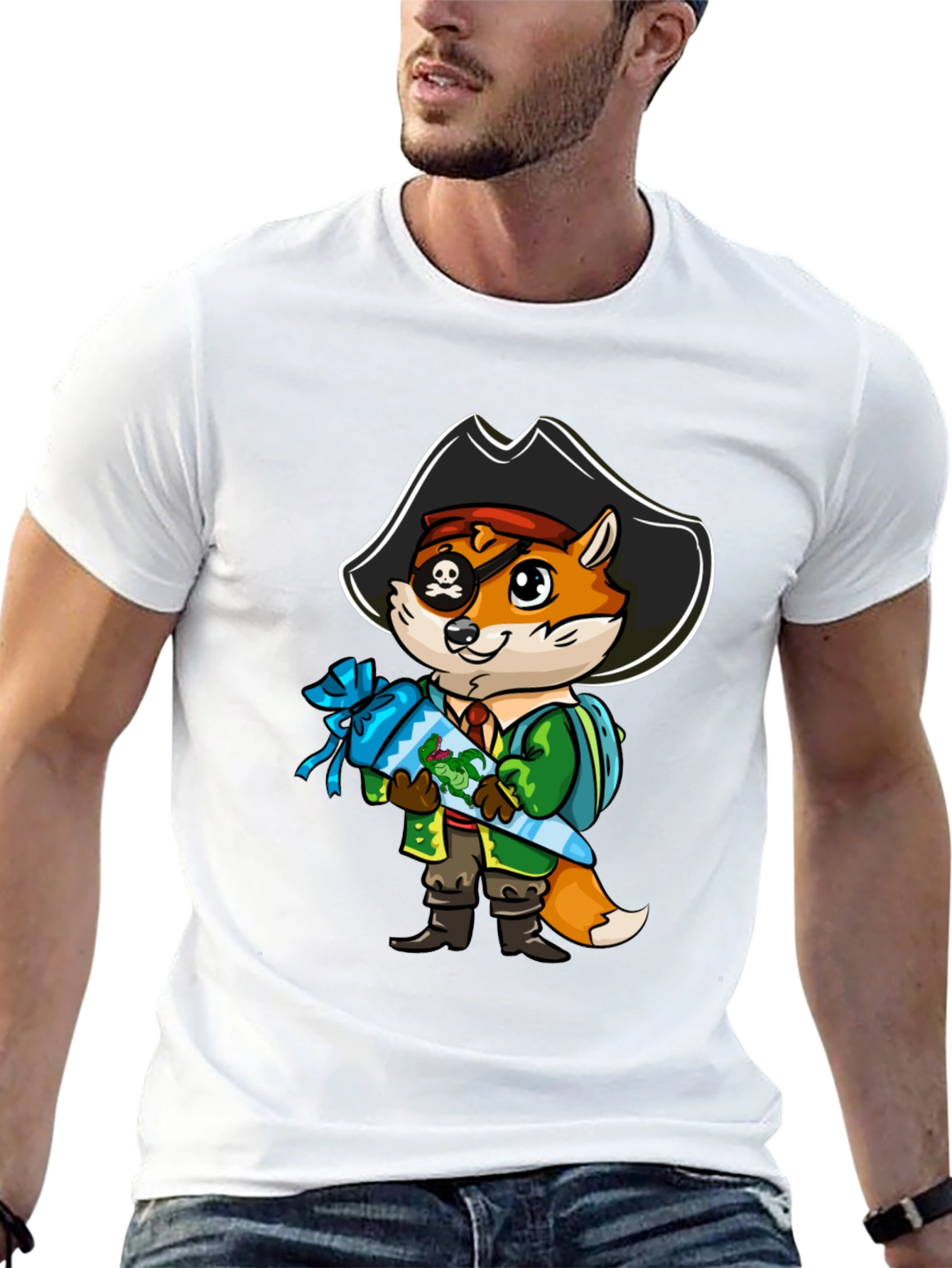 Fox Pirate T-Shirt with Goody Bag