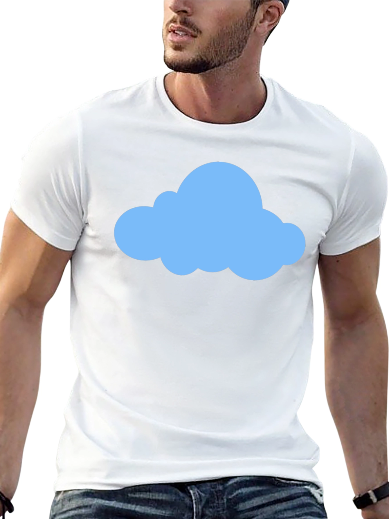 Cloud Graphic Tee - Weather Whimsy T-Shirt