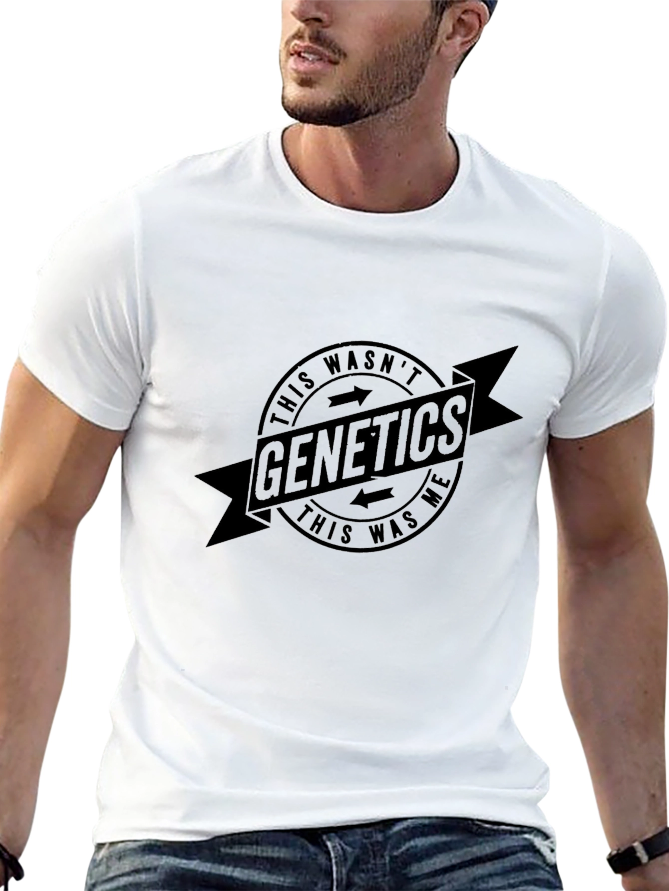 Genetics Graphic T-Shirt - Black