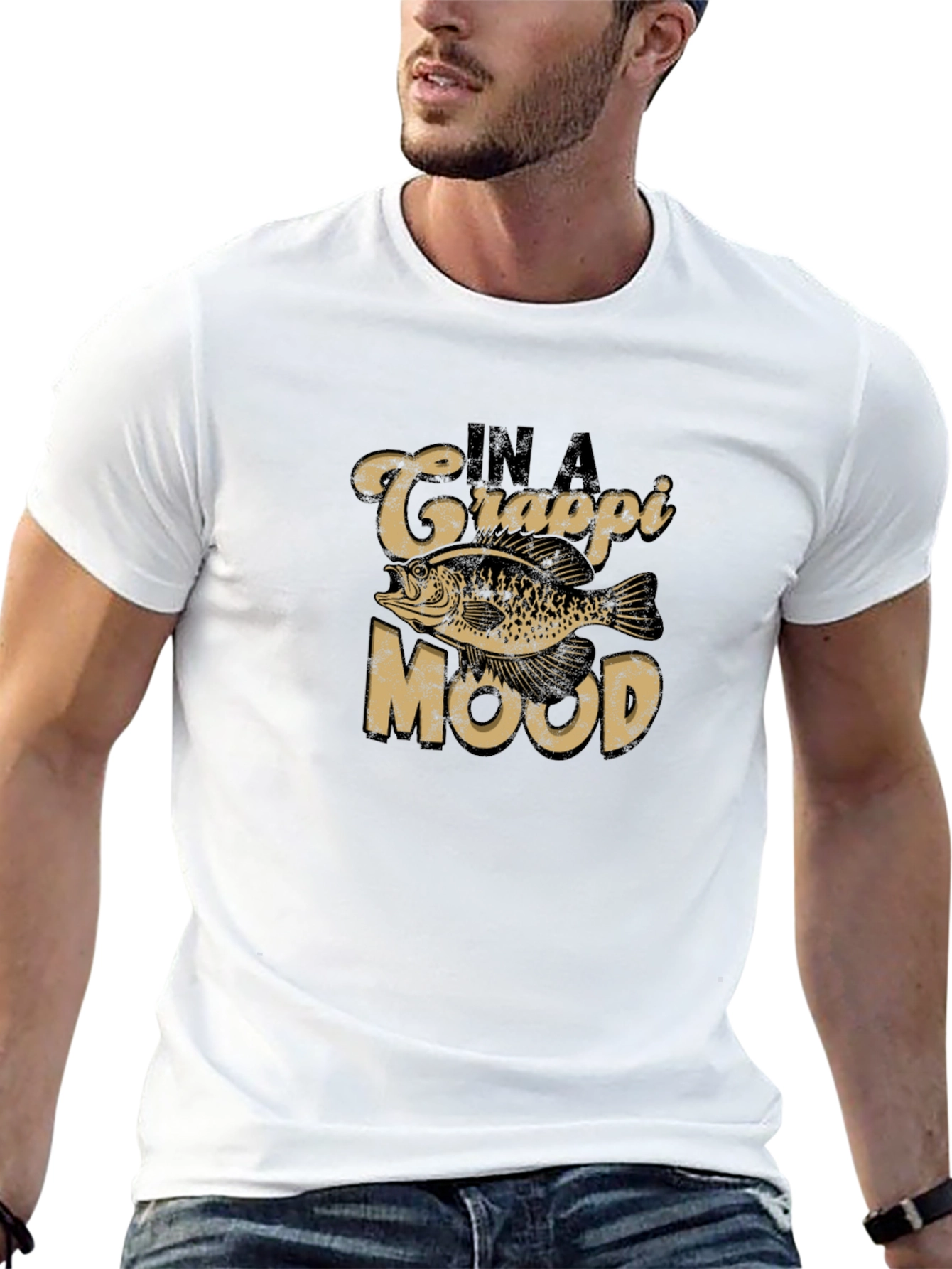 Crappie Mood Graphic Tee - Fishing T-Shirt