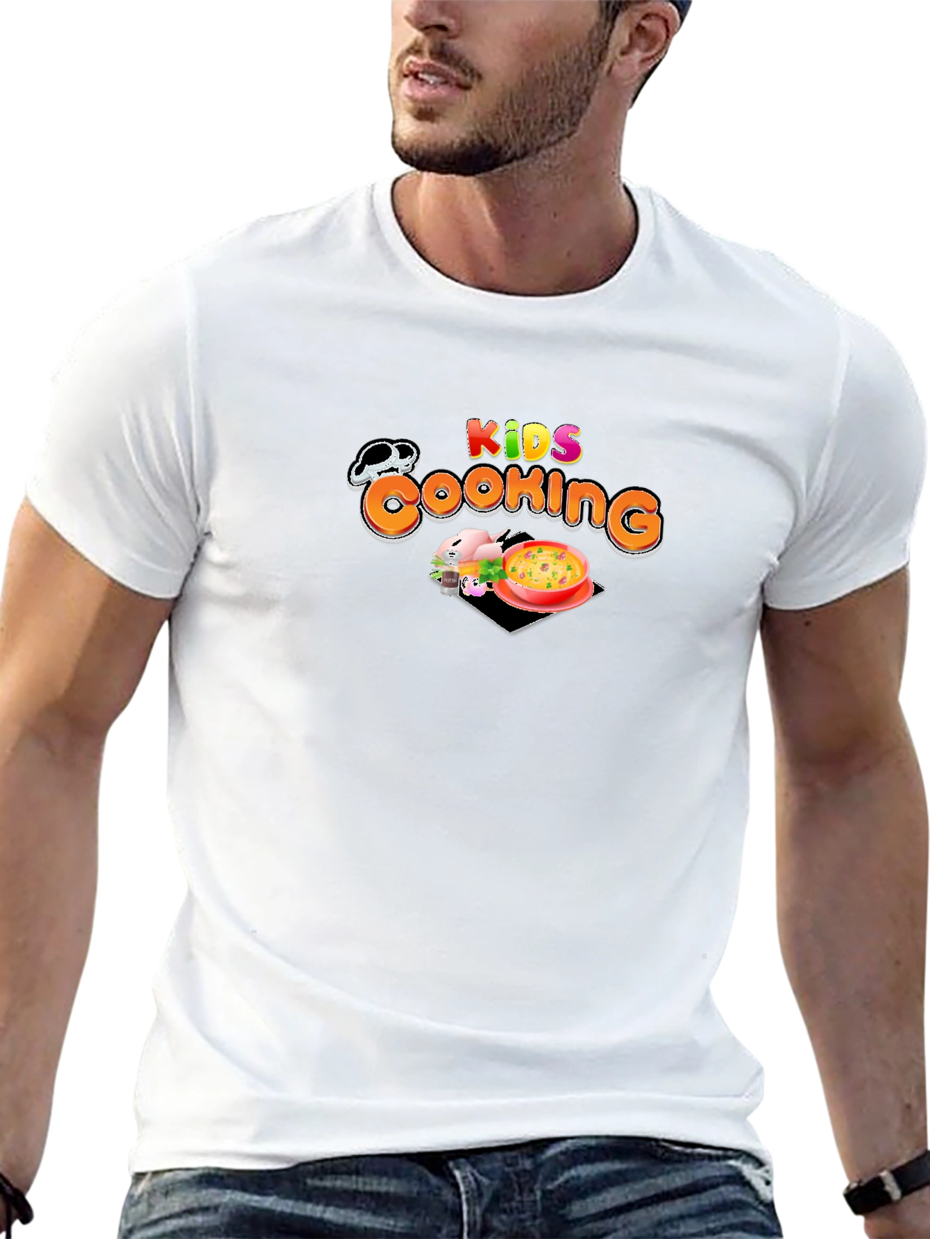 Kids Cooking T-Shirt - Black