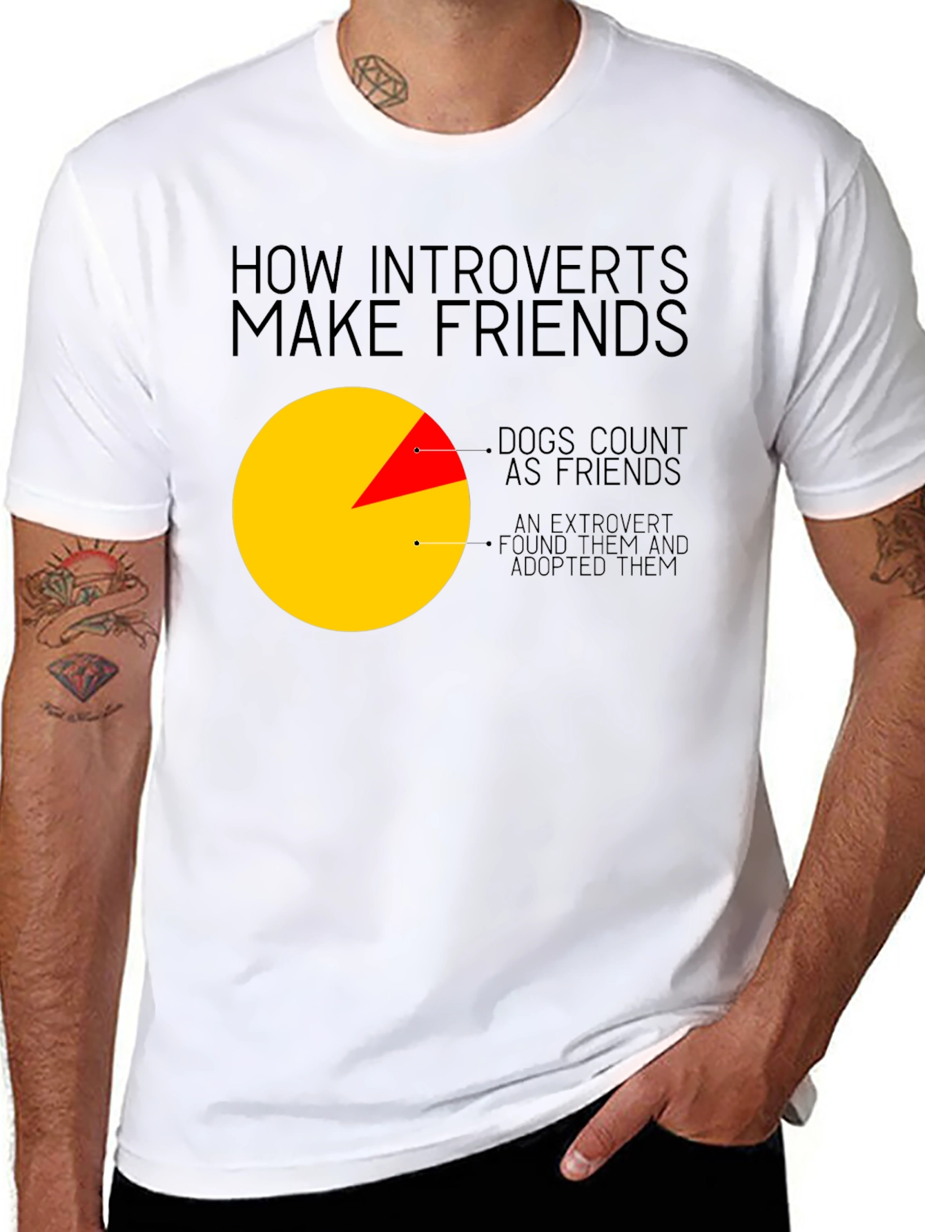 Introvert Humor T-Shirt - How Introverts Make Friends