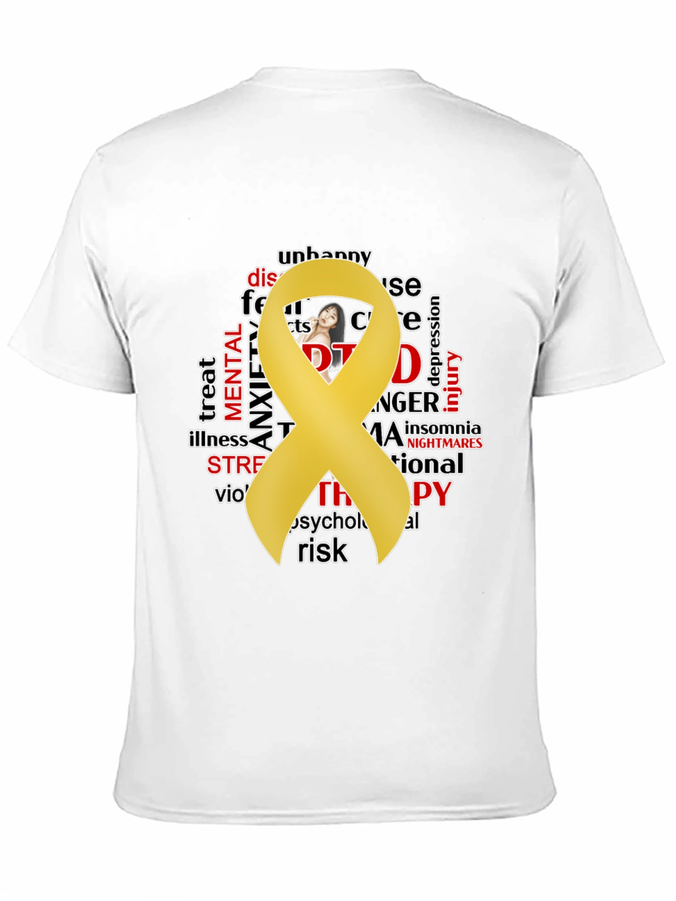 Mental Health Awareness T-Shirt - Black