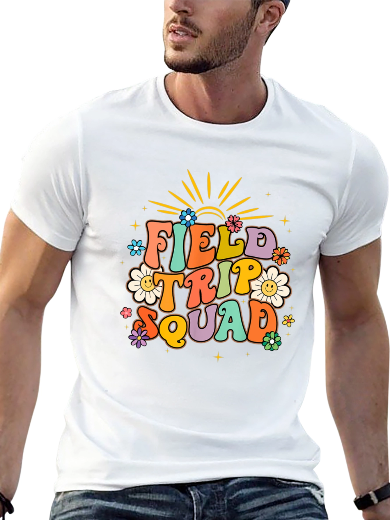 Field Trip Squad Retro Graphic T-Shirt
